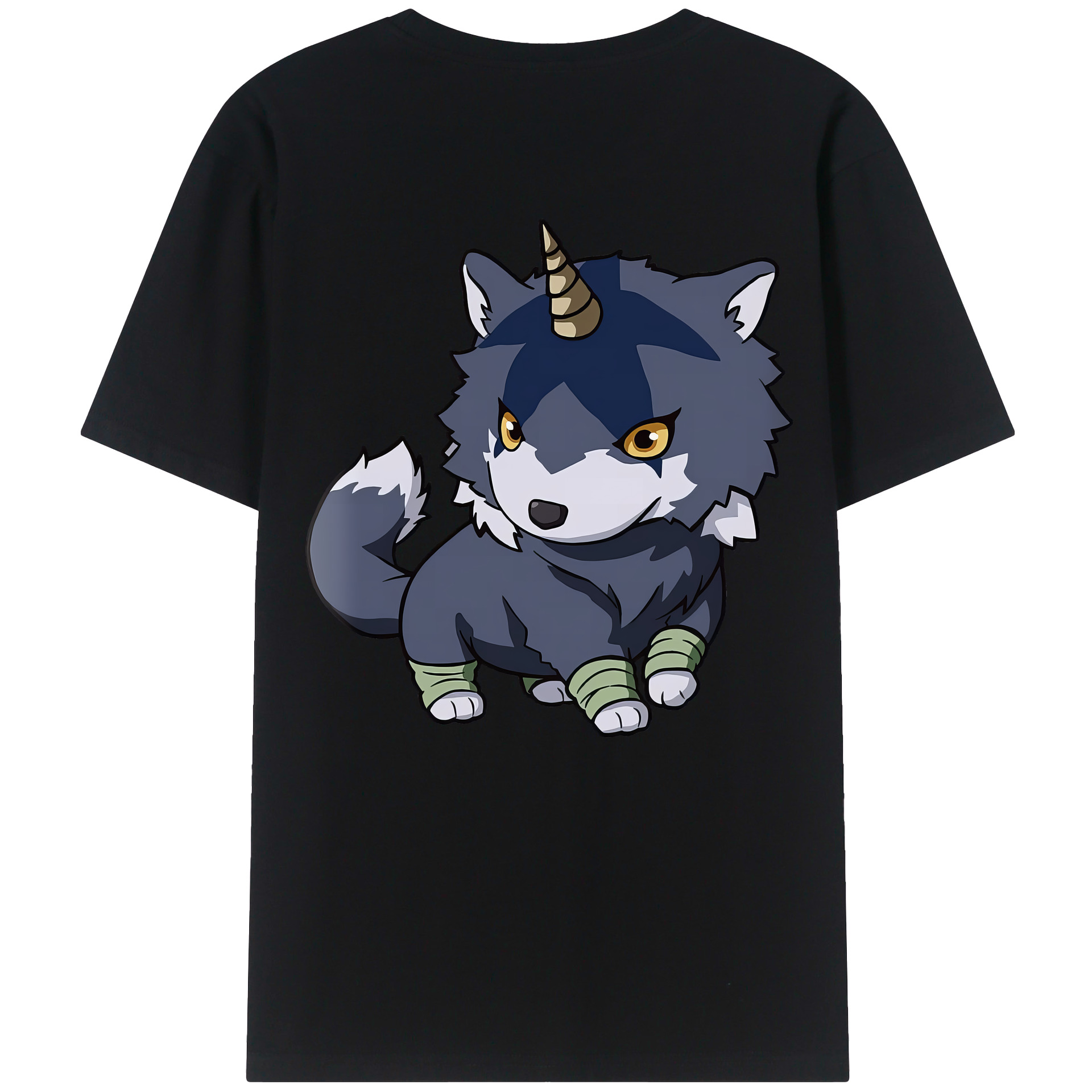 （画像用） 転スラ Regarding Reincarnated to Slime 綿100％ メンズ半袖Tシャツ（バックプリント） 通気性