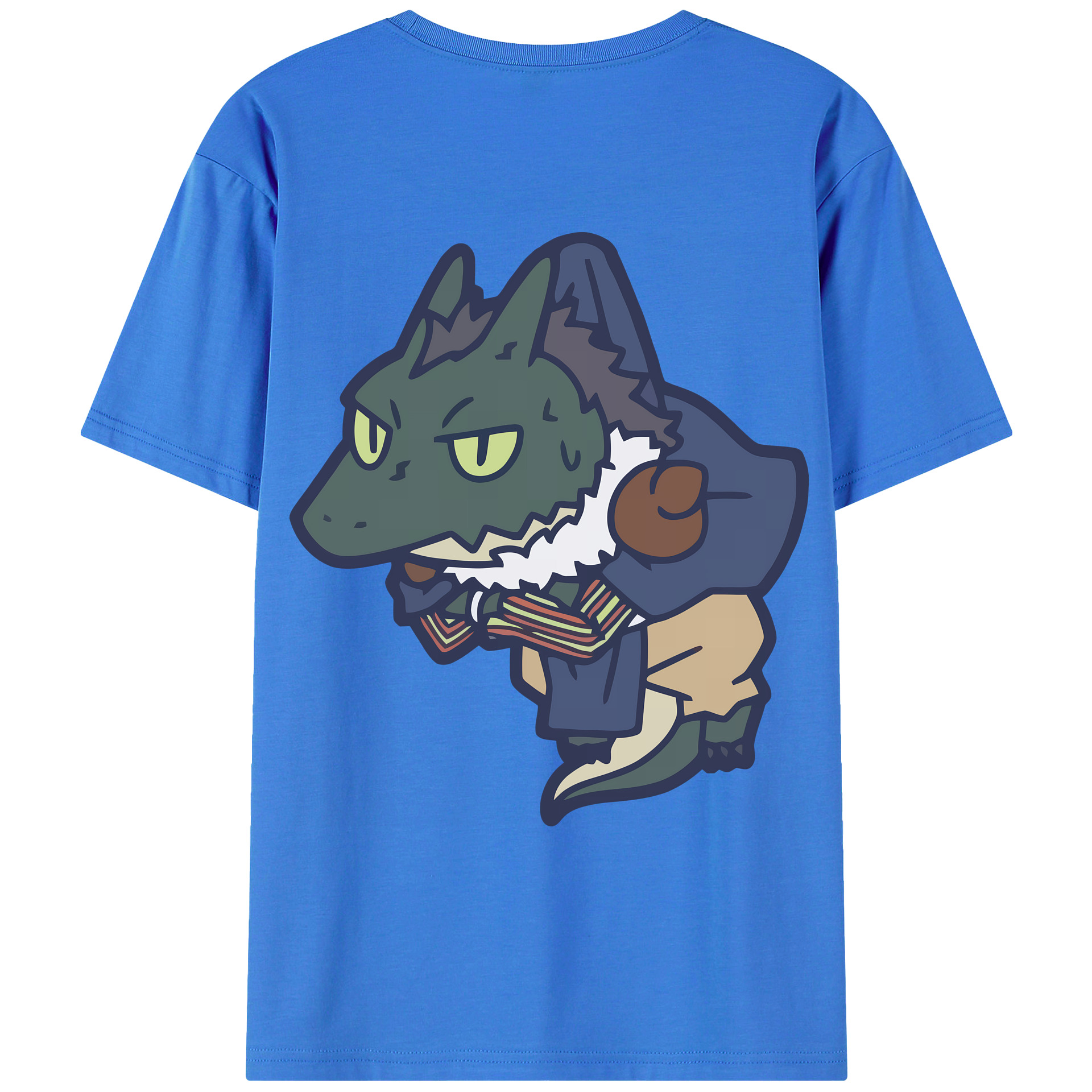 （画像用） 転スラ Regarding Reincarnated to Slime 綿100％ メンズ半袖Tシャツ（バックプリント） 通気性