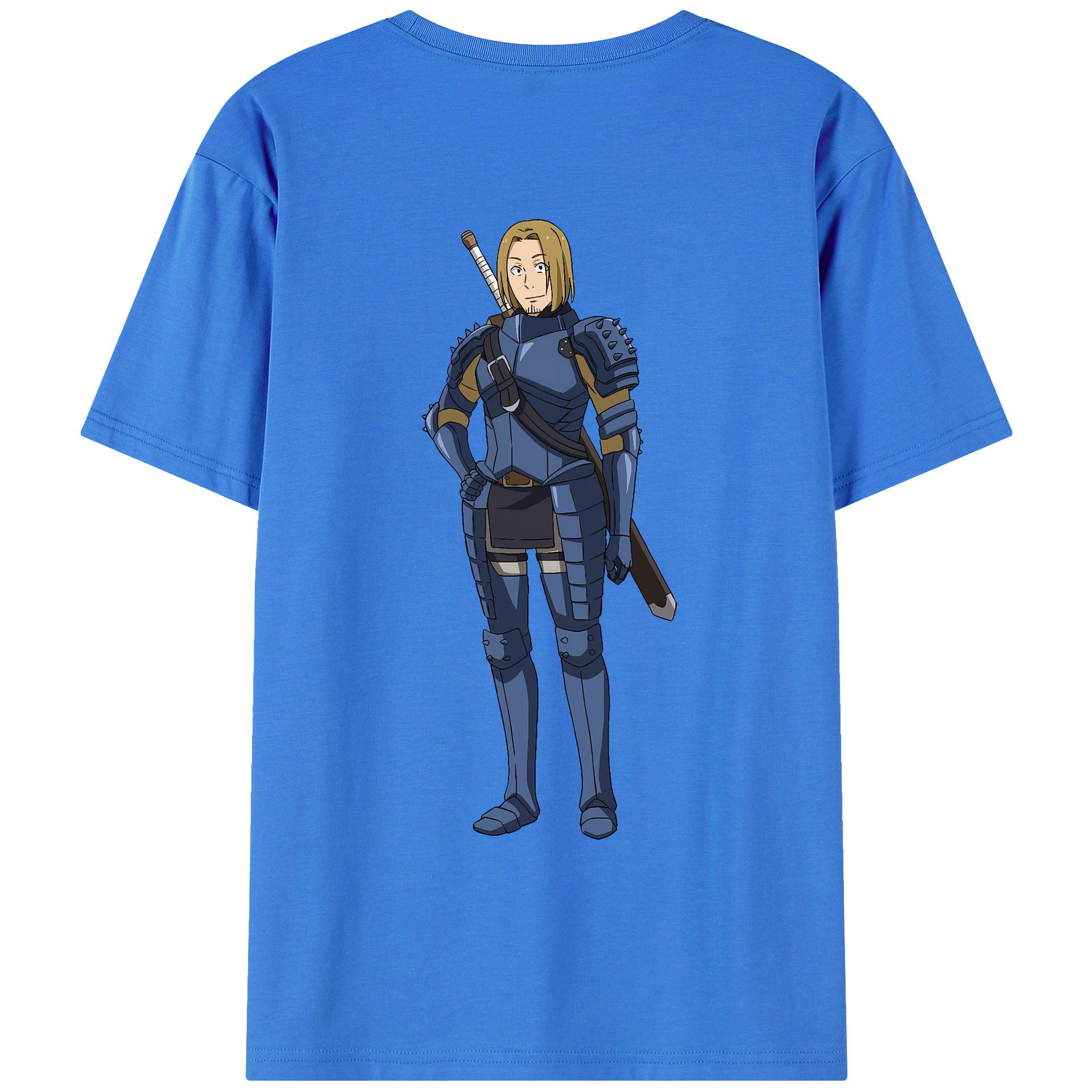 （画像用） 転スラ Regarding Reincarnated to Slime 綿100％ メンズ半袖Tシャツ（バックプリント） 通気性