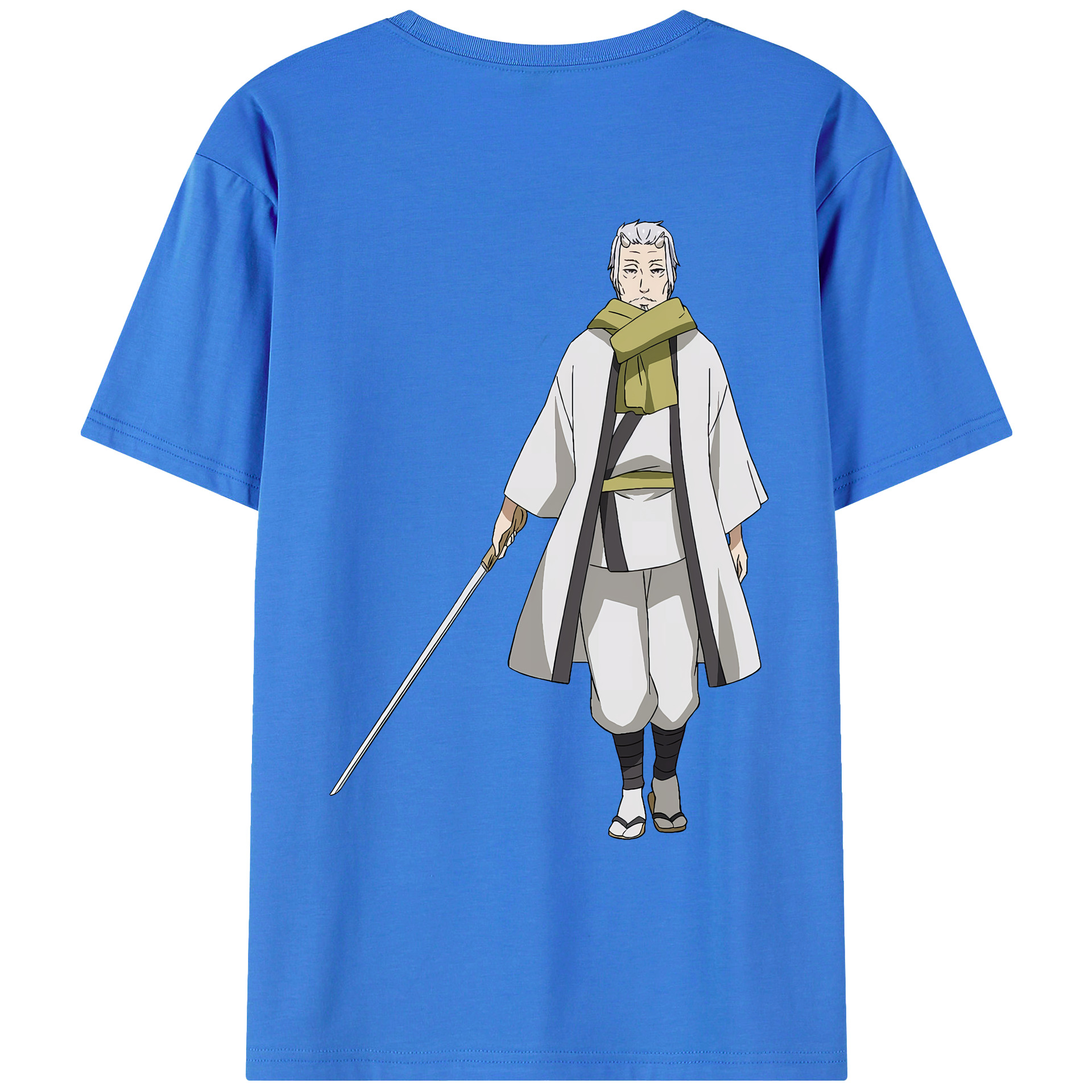 （画像用） 転スラ Regarding Reincarnated to Slime 綿100％ メンズ半袖Tシャツ（バックプリント） 通気性