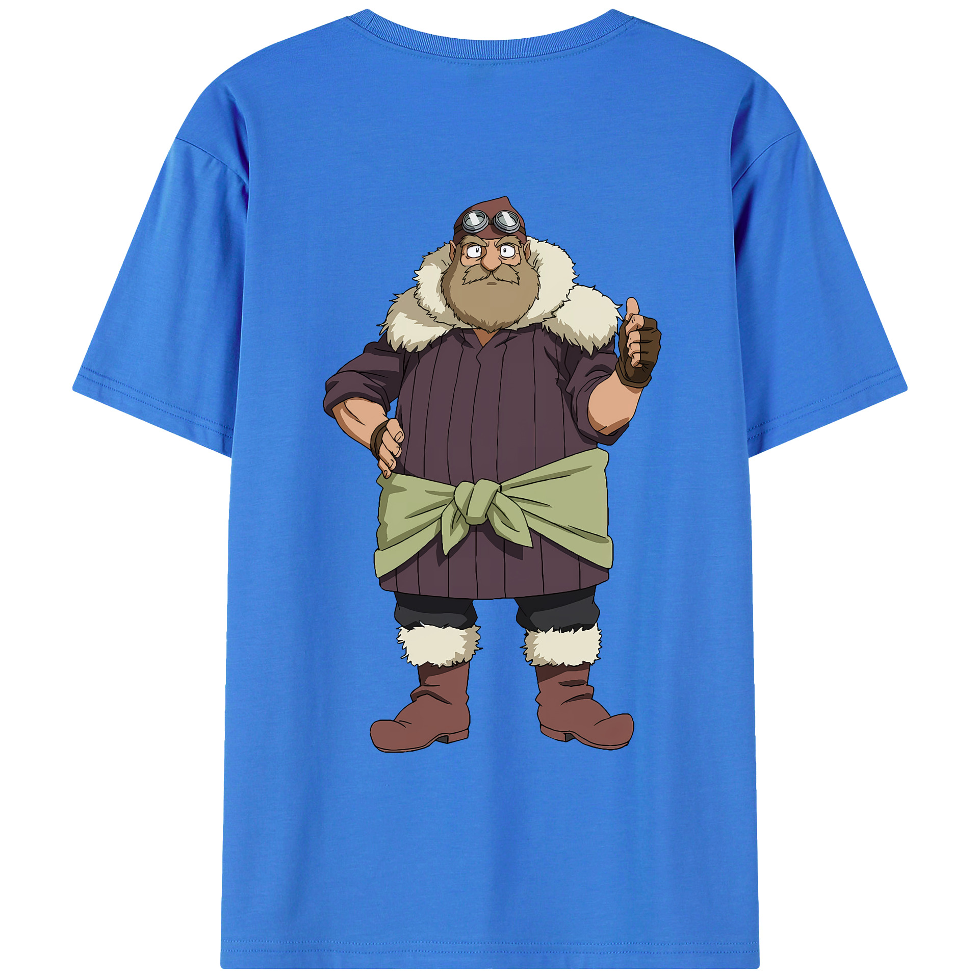 （画像用） 転スラ Regarding Reincarnated to Slime 綿100％ メンズ半袖Tシャツ（バックプリント） 通気性