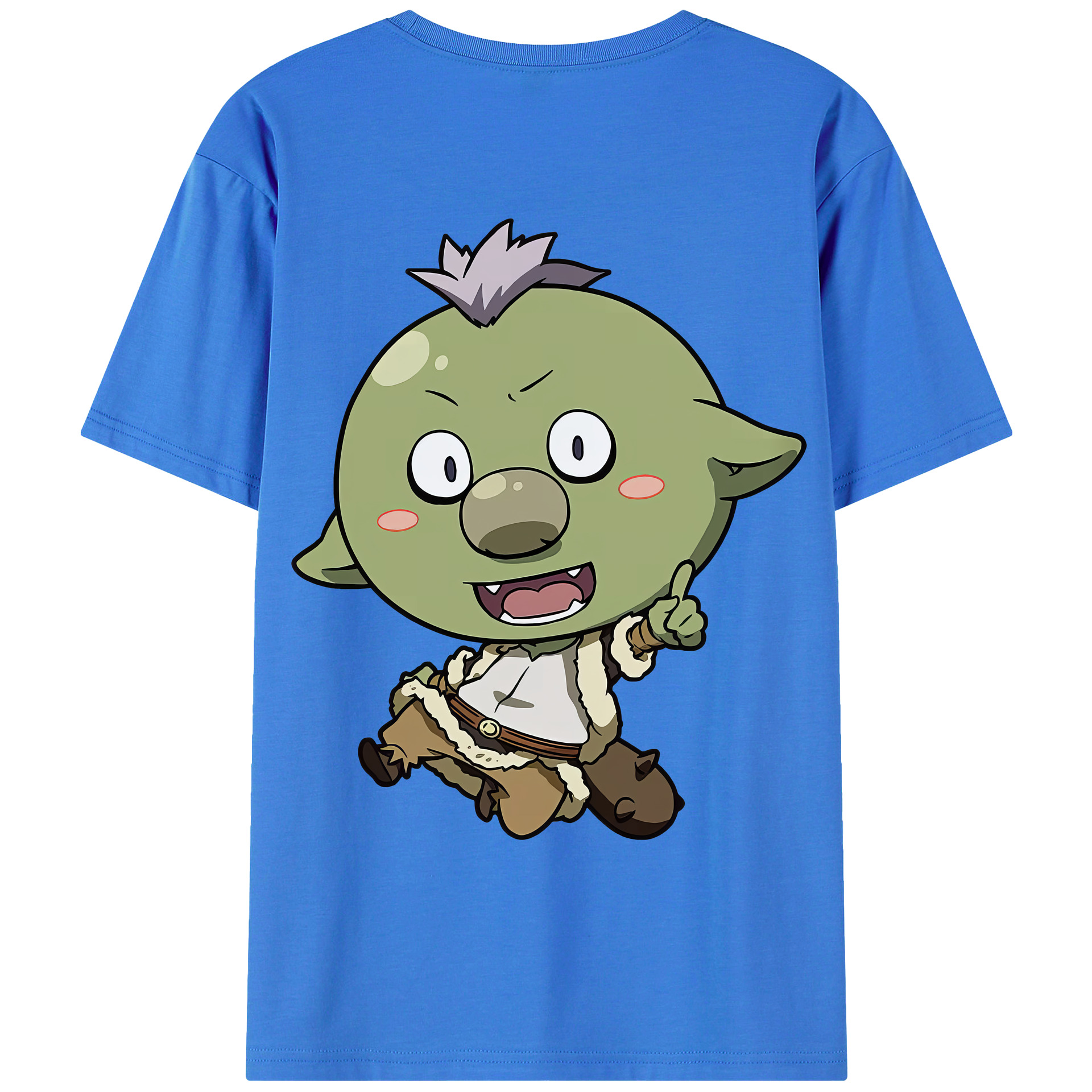 （画像用） 転スラ Regarding Reincarnated to Slime 綿100％ メンズ半袖Tシャツ（バックプリント） 通気性