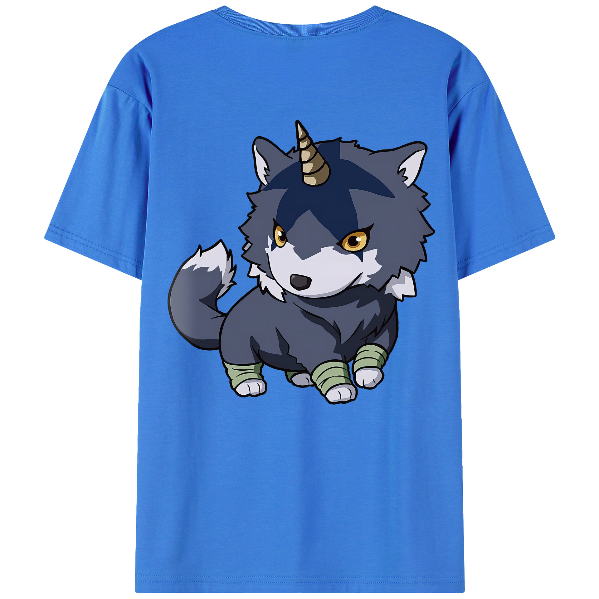 （画像用） 転スラ Regarding Reincarnated to Slime 綿100％ メンズ半袖Tシャツ（バックプリント） 通気性