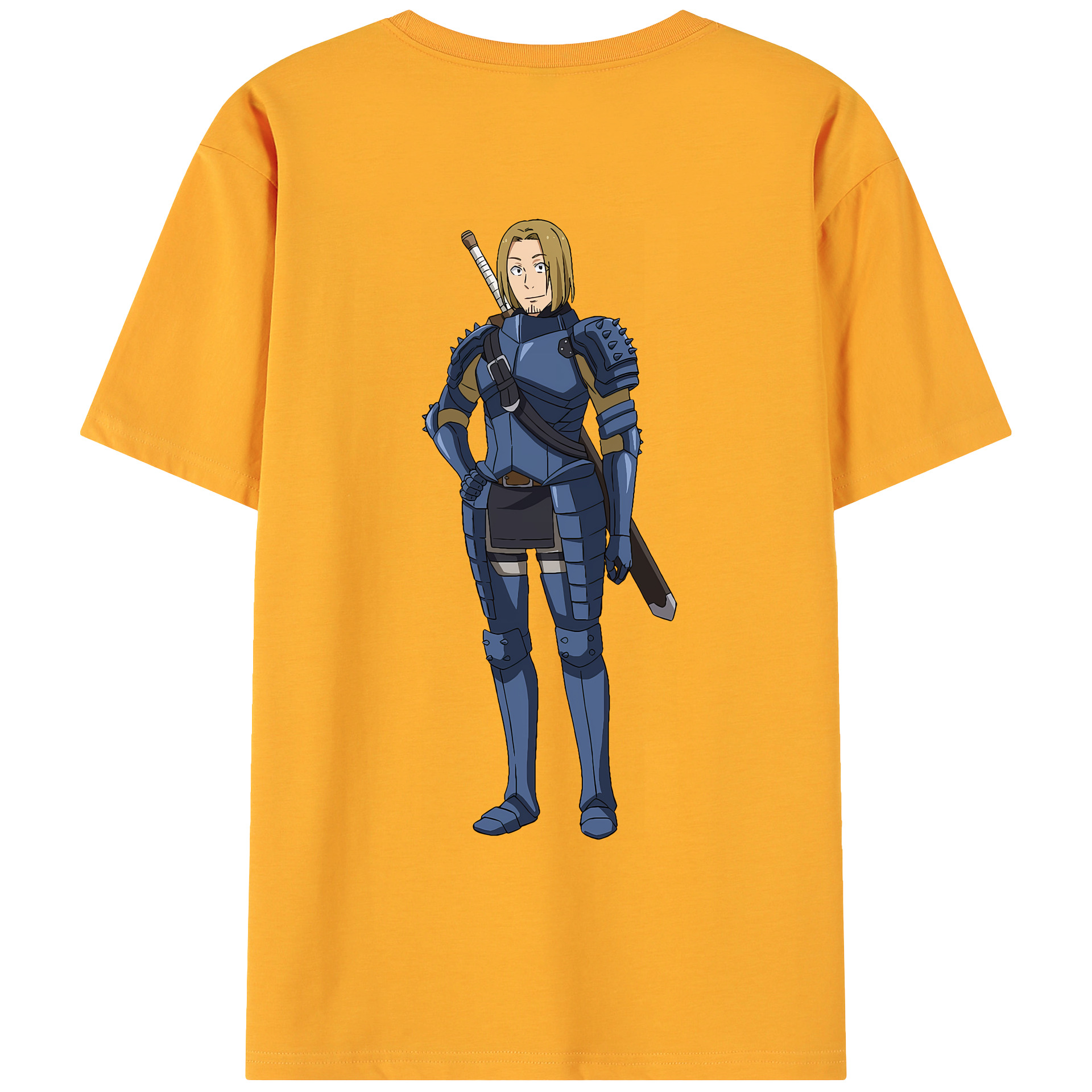 （画像用） 転スラ Regarding Reincarnated to Slime 綿100％ メンズ半袖Tシャツ（バックプリント） 通気性