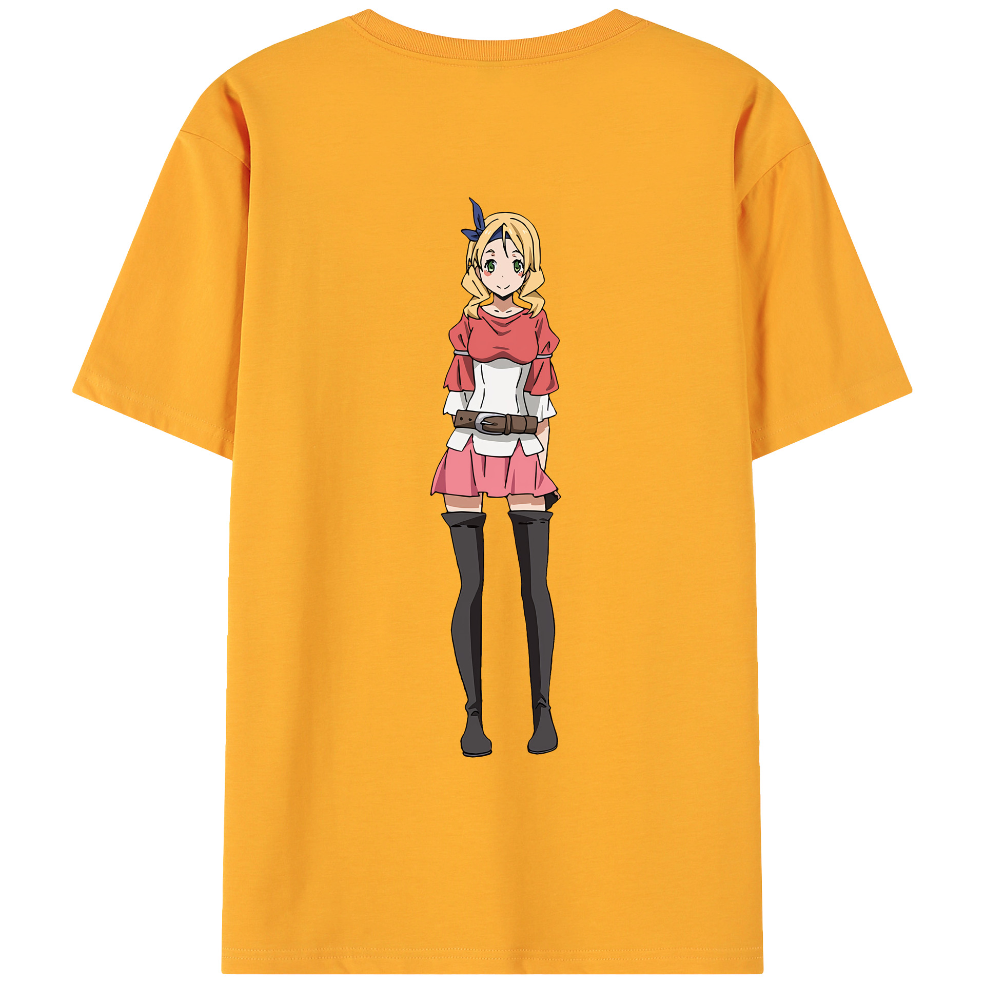 （画像用） 転スラ Regarding Reincarnated to Slime 綿100％ メンズ半袖Tシャツ（バックプリント） 通気性