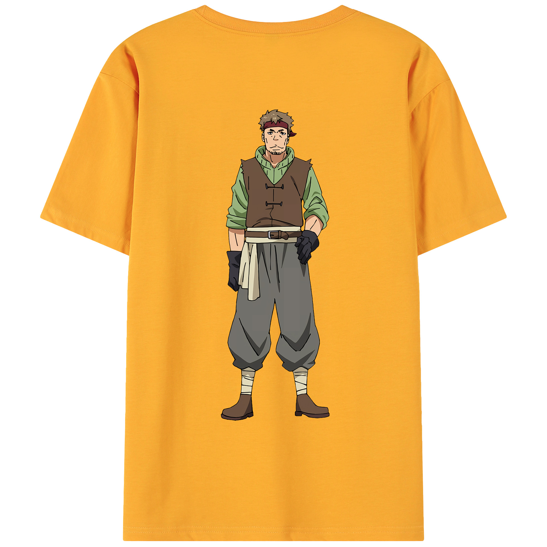 （画像用） 転スラ Regarding Reincarnated to Slime 綿100％ メンズ半袖Tシャツ（バックプリント） 通気性