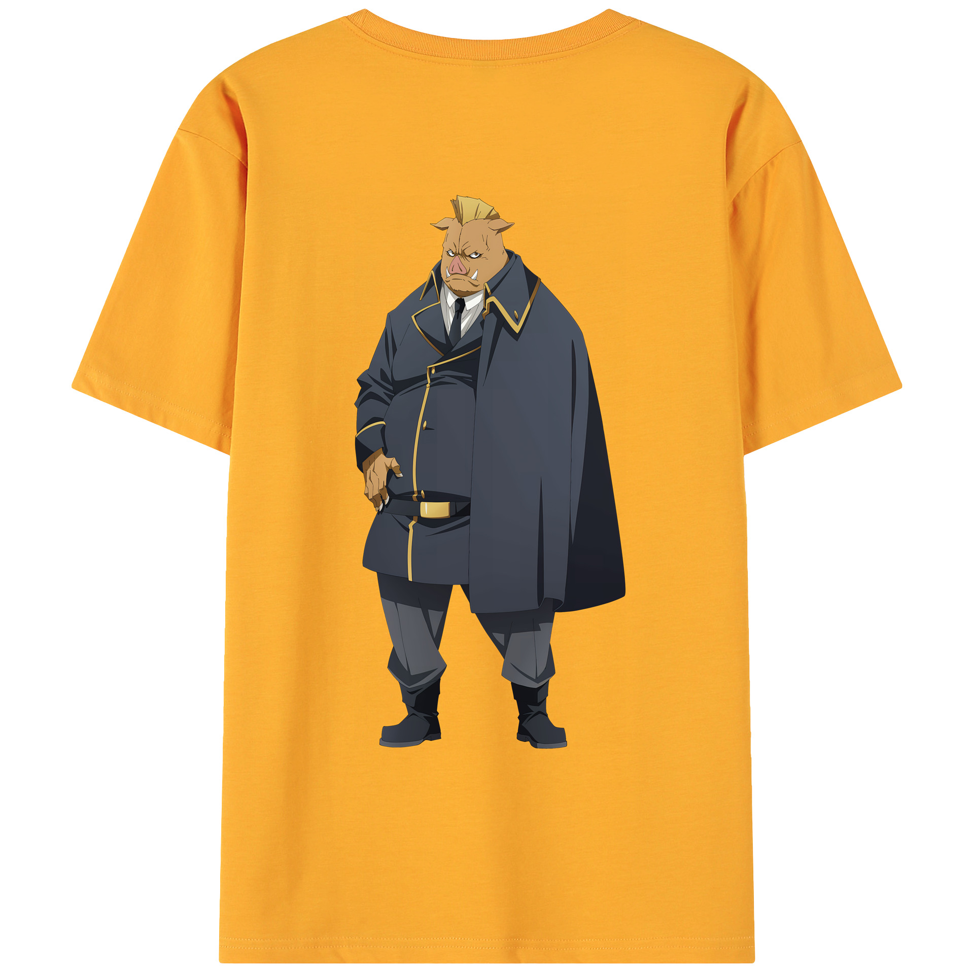 （画像用） 転スラ Regarding Reincarnated to Slime 綿100％ メンズ半袖Tシャツ（バックプリント） 通気性