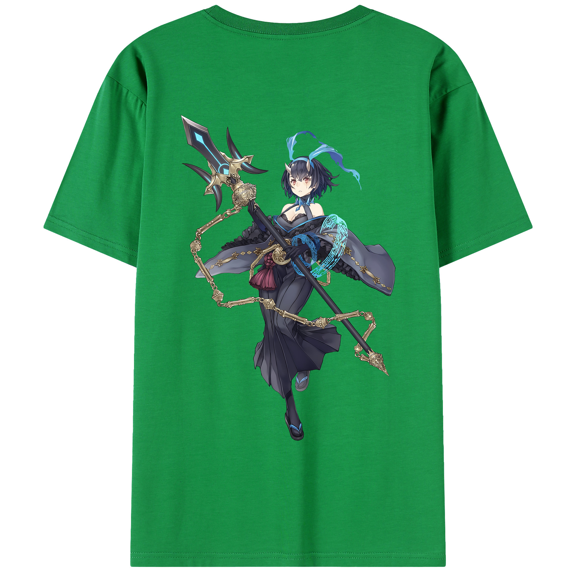 （画像用） 転スラ Regarding Reincarnated to Slime 綿100％ メンズ半袖Tシャツ（バックプリント） 通気性