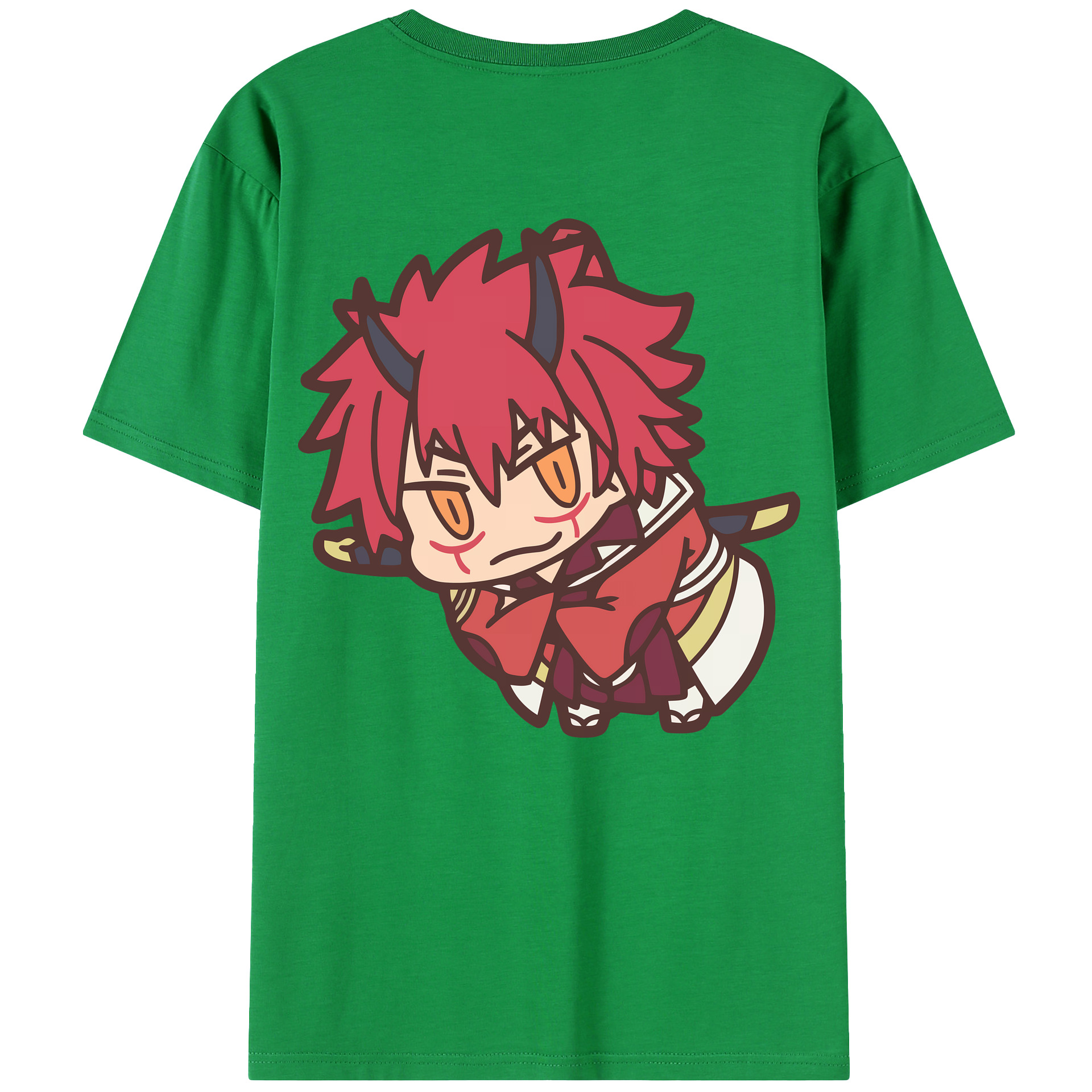 （画像用） 転スラ Regarding Reincarnated to Slime 綿100％ メンズ半袖Tシャツ（バックプリント） 通気性