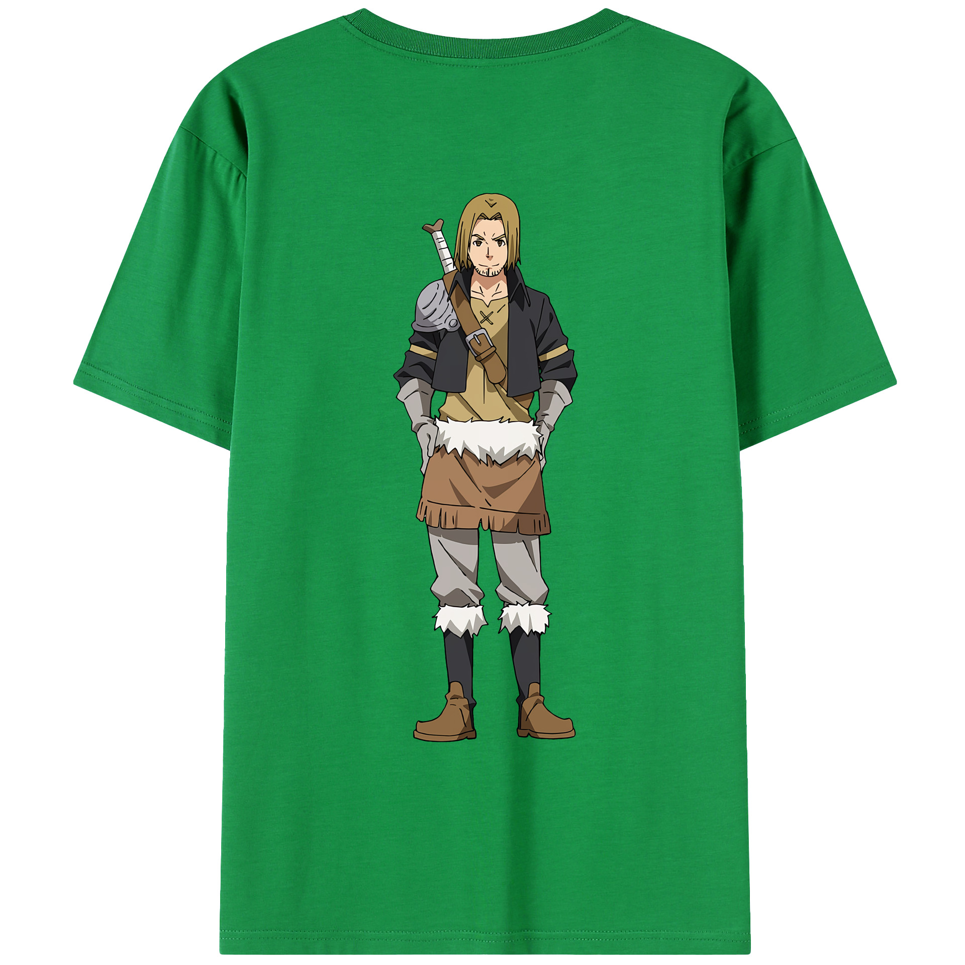 （画像用） 転スラ Regarding Reincarnated to Slime 綿100％ メンズ半袖Tシャツ（バックプリント） 通気性