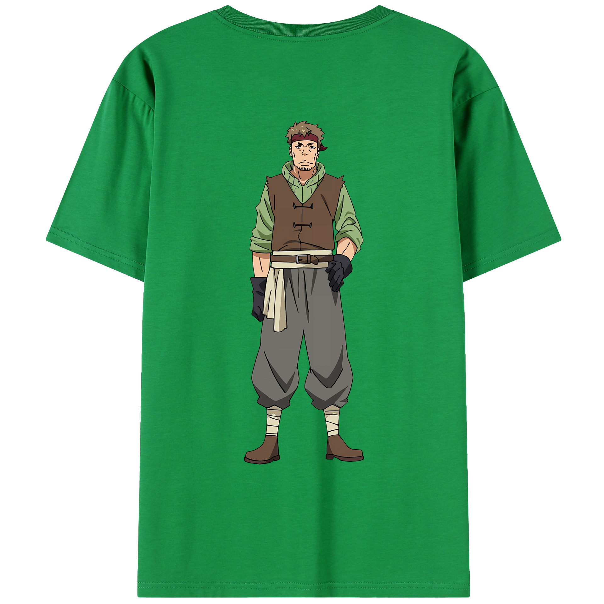 （画像用） 転スラ Regarding Reincarnated to Slime 綿100％ メンズ半袖Tシャツ（バックプリント） 通気性