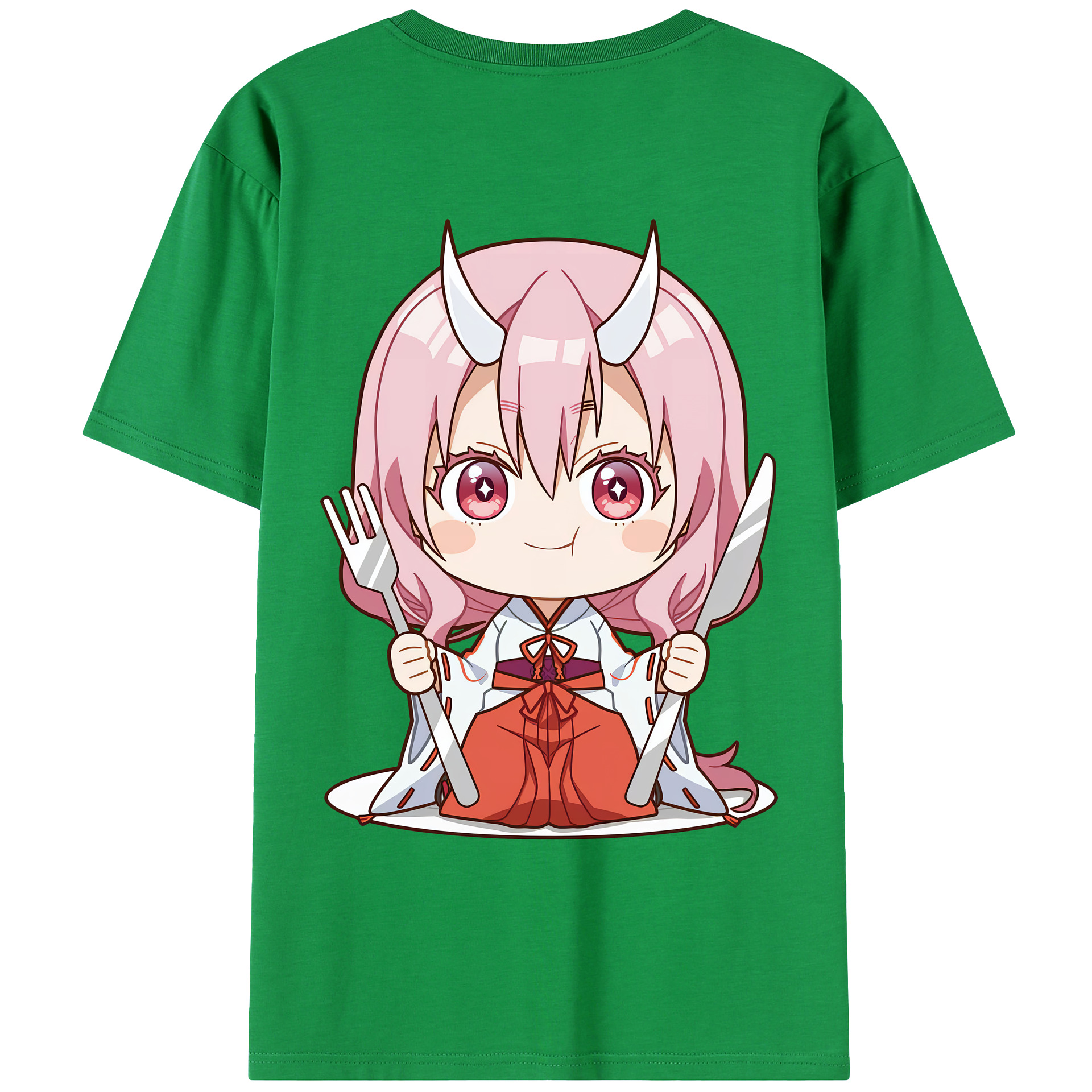 （画像用） 転スラ Regarding Reincarnated to Slime 綿100％ メンズ半袖Tシャツ（バックプリント） 通気性