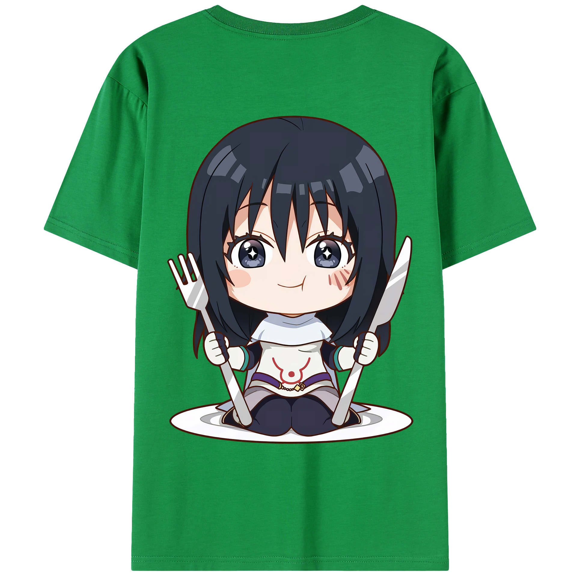 （画像用） 転スラ Regarding Reincarnated to Slime 綿100％ メンズ半袖Tシャツ（バックプリント） 通気性