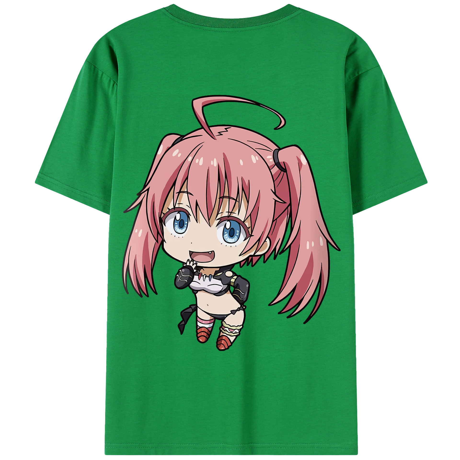 （画像用） 転スラ Regarding Reincarnated to Slime 綿100％ メンズ半袖Tシャツ（バックプリント） 通気性