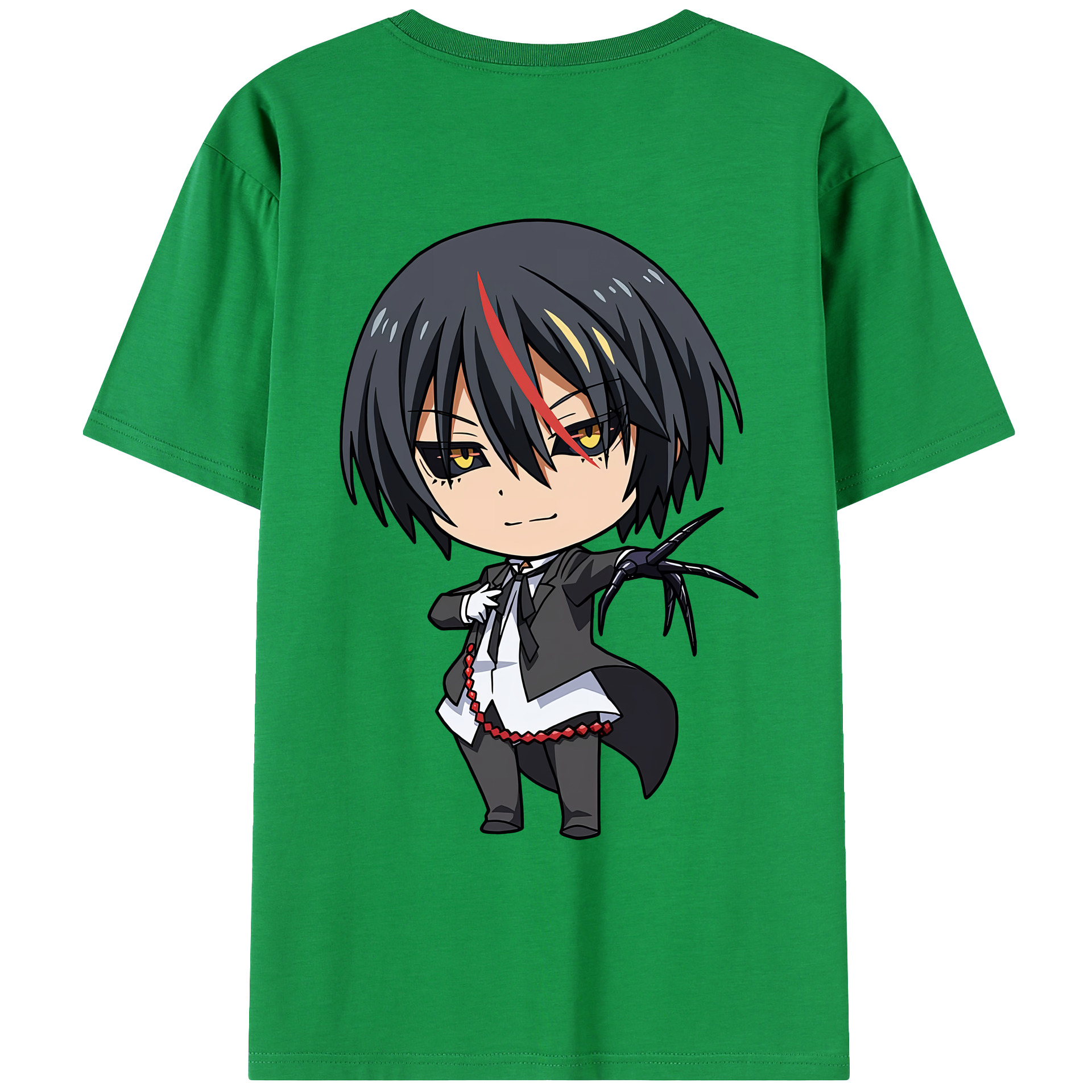（画像用） 転スラ Regarding Reincarnated to Slime 綿100％ メンズ半袖Tシャツ（バックプリント） 通気性