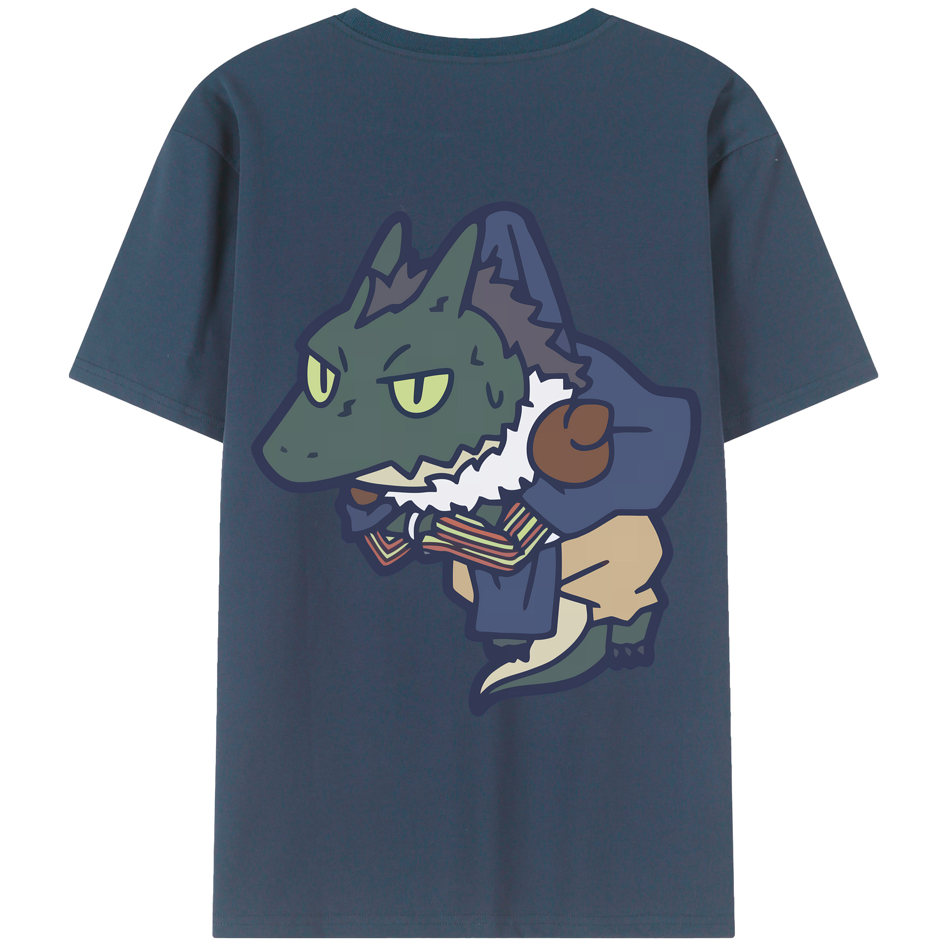 （画像用） 転スラ Regarding Reincarnated to Slime 綿100％ メンズ半袖Tシャツ（バックプリント） 通気性