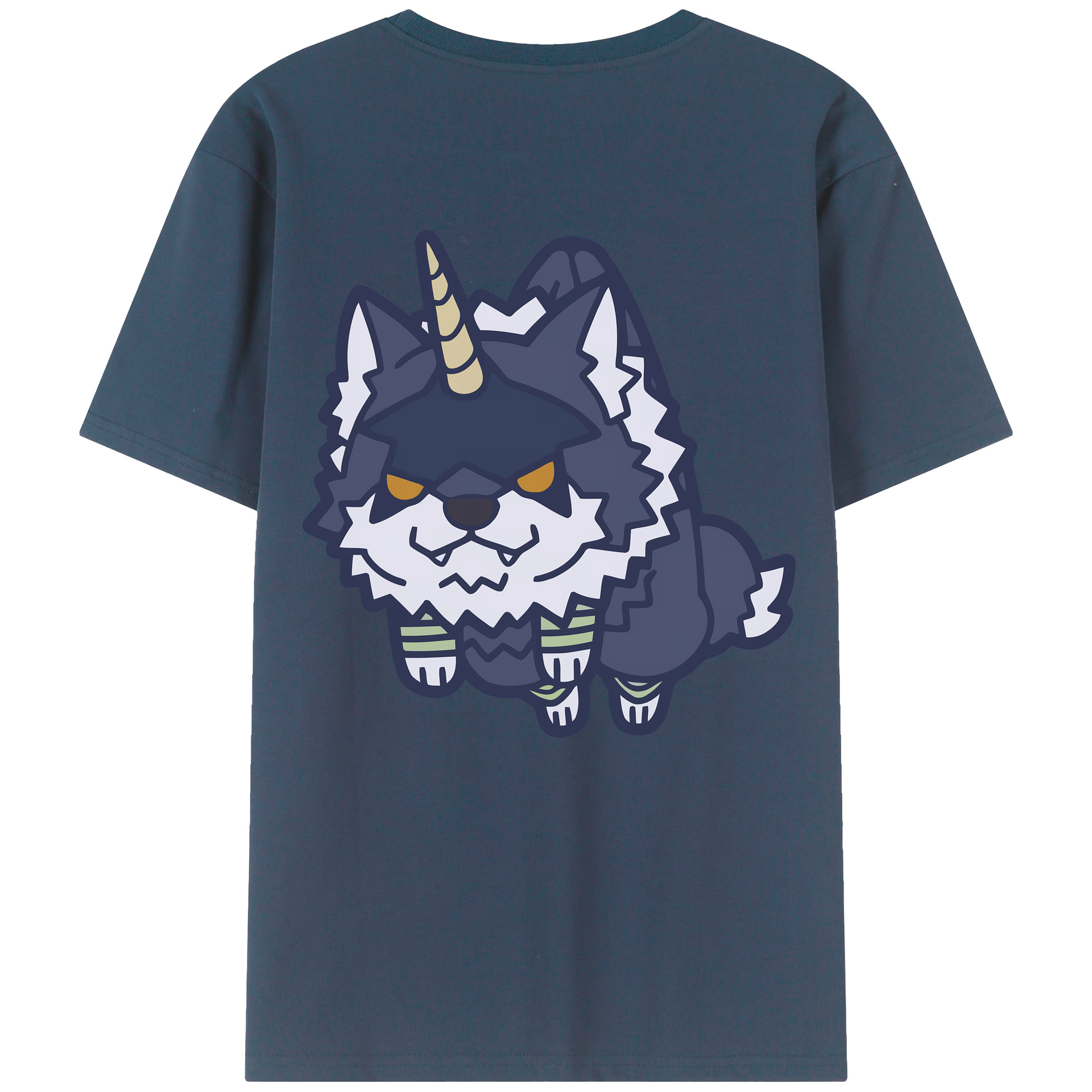 （画像用） 転スラ Regarding Reincarnated to Slime 綿100％ メンズ半袖Tシャツ（バックプリント） 通気性