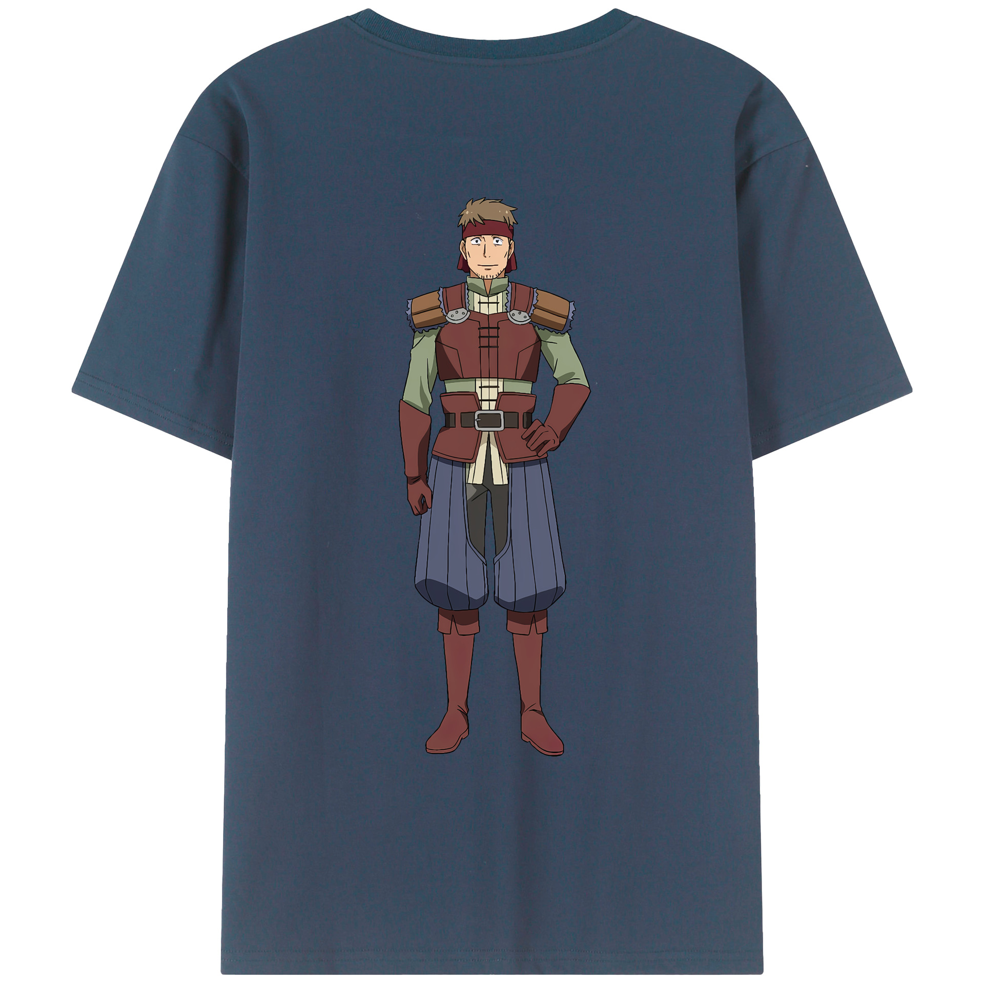 （画像用） 転スラ Regarding Reincarnated to Slime 綿100％ メンズ半袖Tシャツ（バックプリント） 通気性