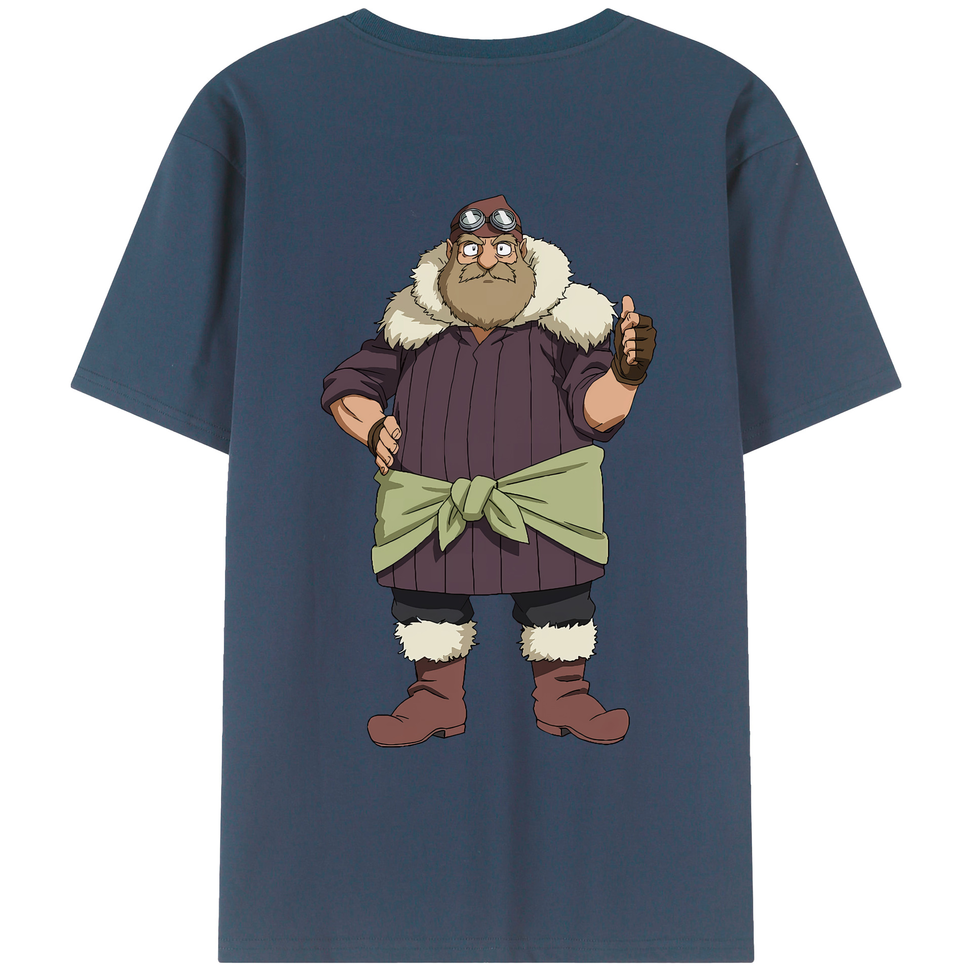 （画像用） 転スラ Regarding Reincarnated to Slime 綿100％ メンズ半袖Tシャツ（バックプリント） 通気性