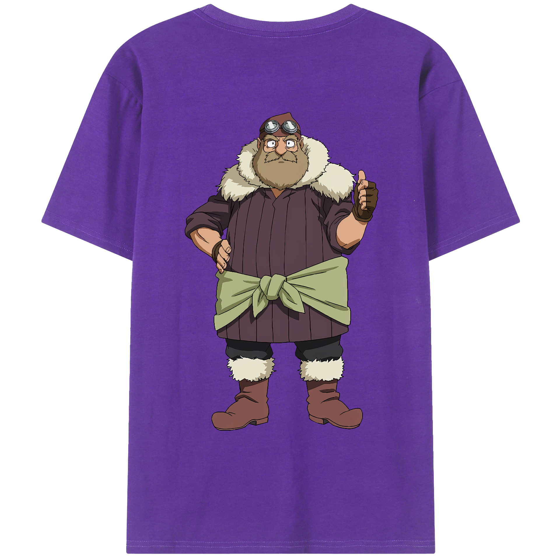 （画像用） 転スラ Regarding Reincarnated to Slime 綿100％ メンズ半袖Tシャツ（バックプリント） 通気性