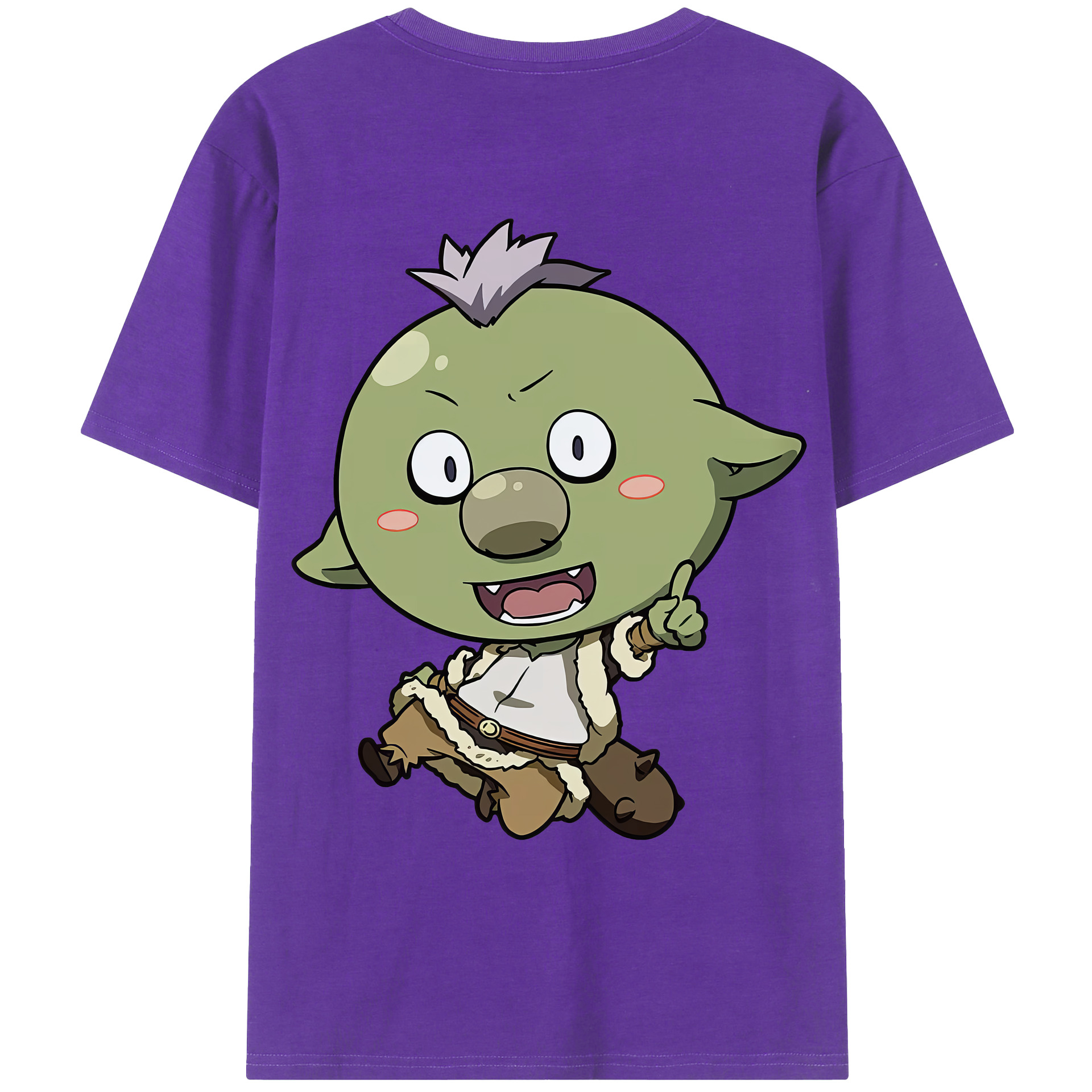 （画像用） 転スラ Regarding Reincarnated to Slime 綿100％ メンズ半袖Tシャツ（バックプリント） 通気性