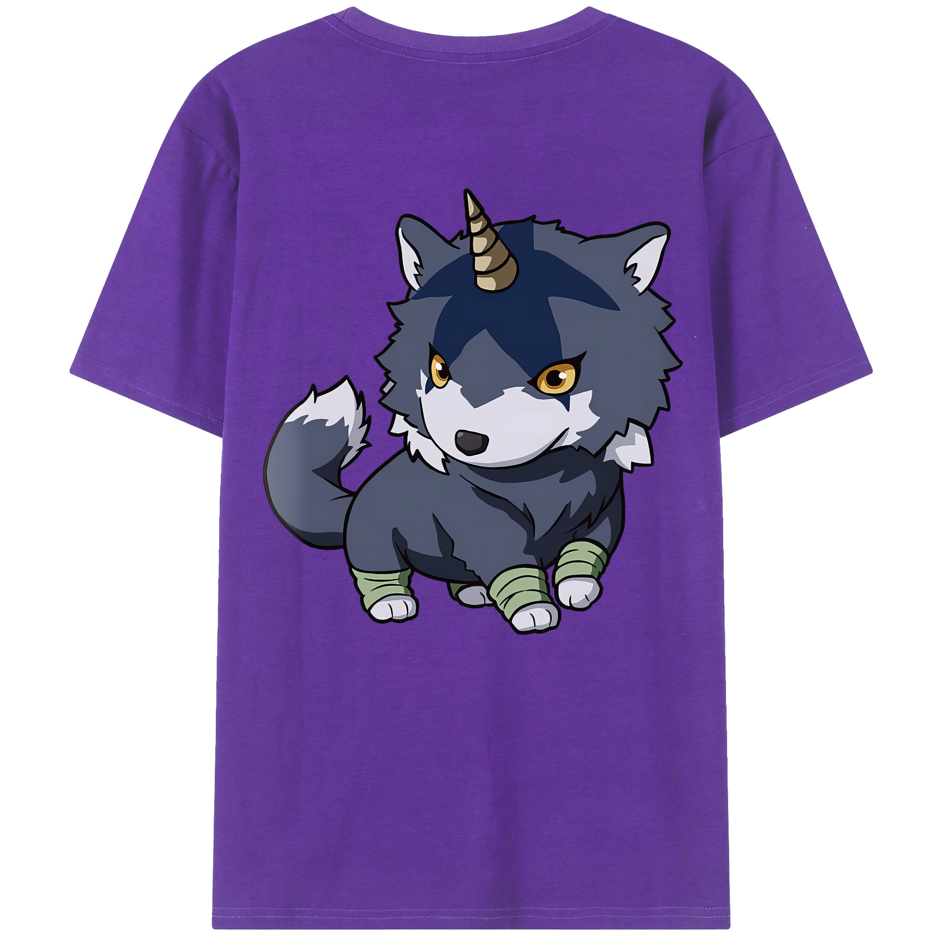 （画像用） 転スラ Regarding Reincarnated to Slime 綿100％ メンズ半袖Tシャツ（バックプリント） 通気性
