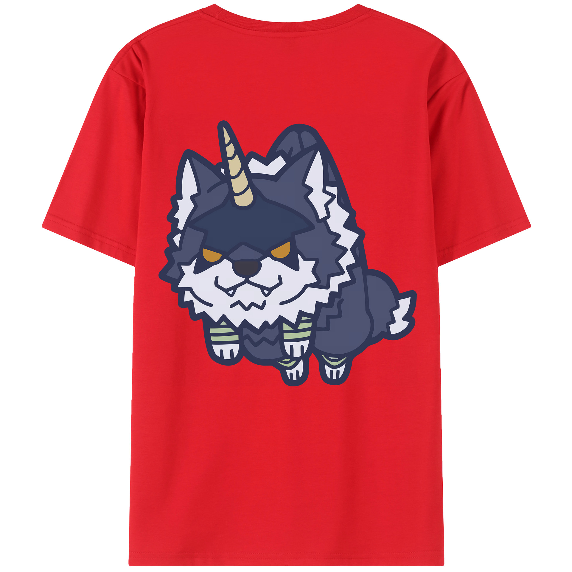 （画像用） 転スラ Regarding Reincarnated to Slime 綿100％ メンズ半袖Tシャツ（バックプリント） 通気性