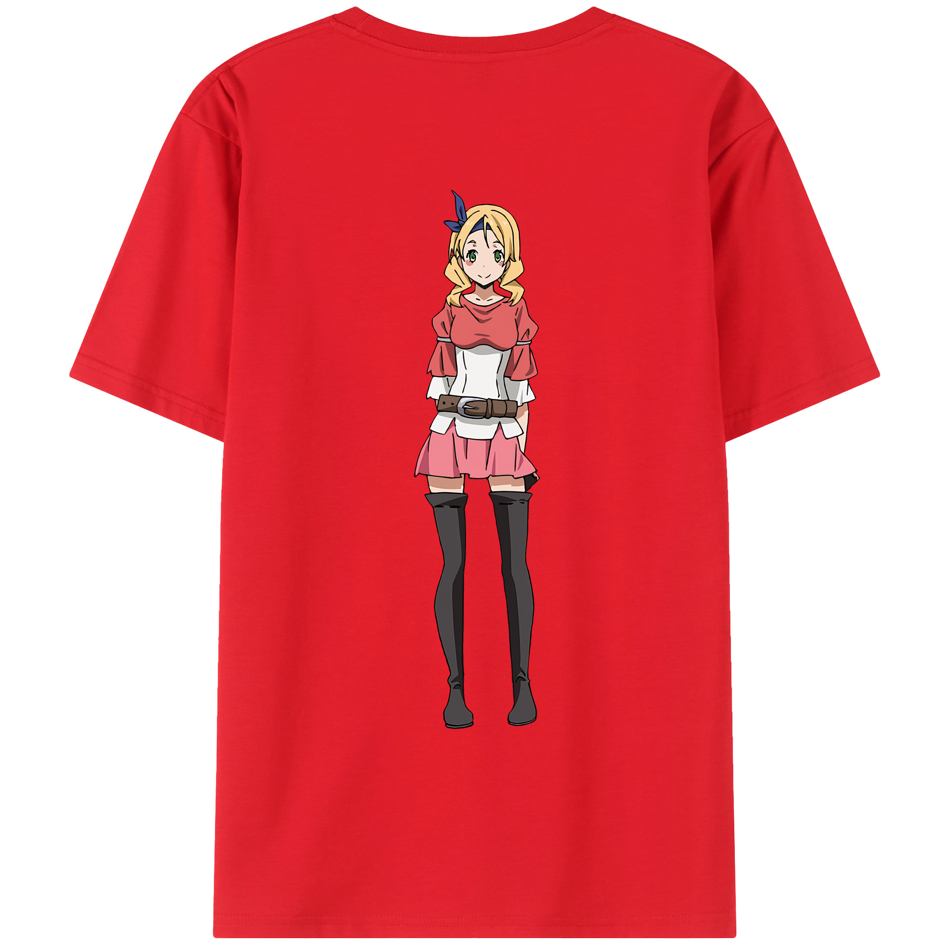 （画像用） 転スラ Regarding Reincarnated to Slime 綿100％ メンズ半袖Tシャツ（バックプリント） 通気性