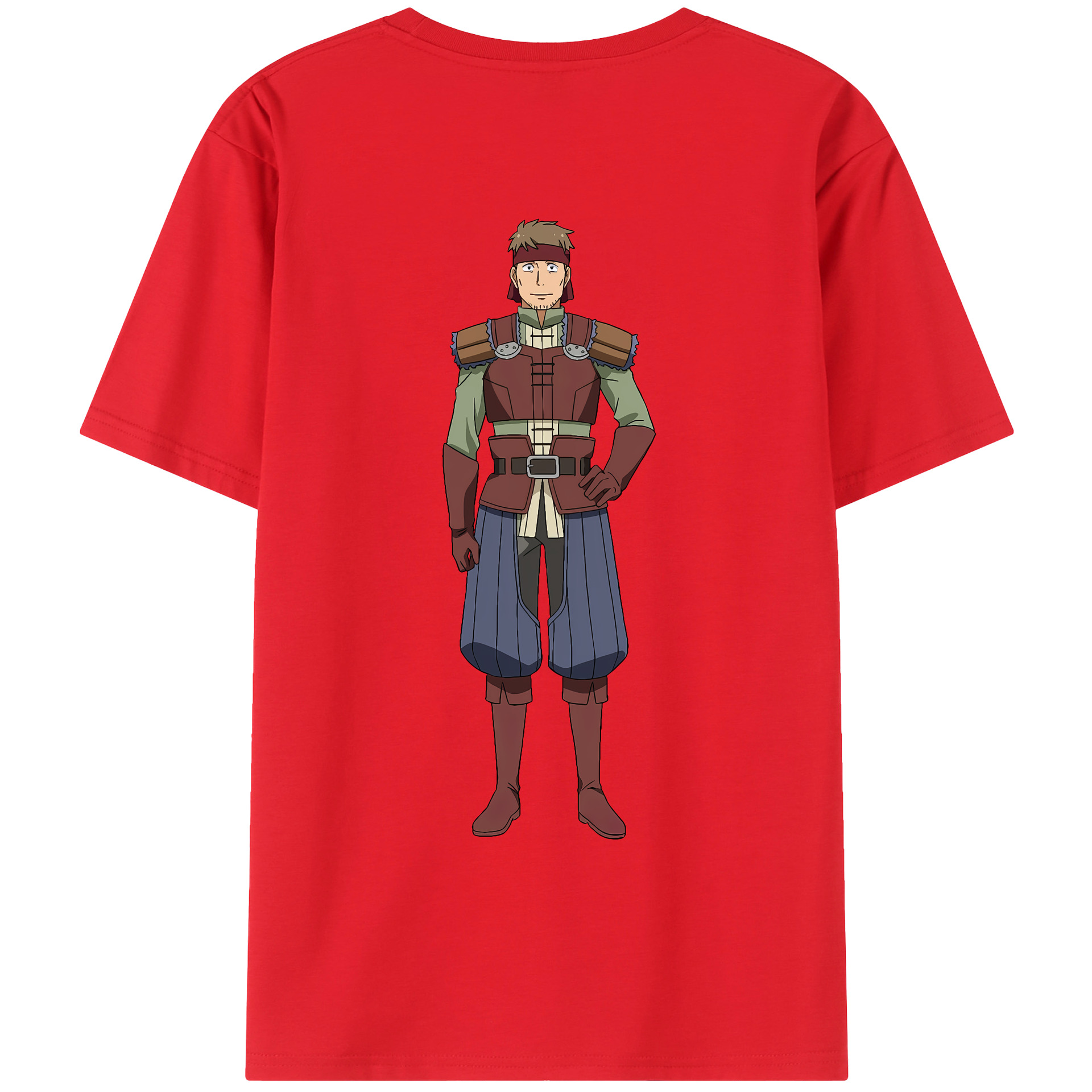 （画像用） 転スラ Regarding Reincarnated to Slime 綿100％ メンズ半袖Tシャツ（バックプリント） 通気性