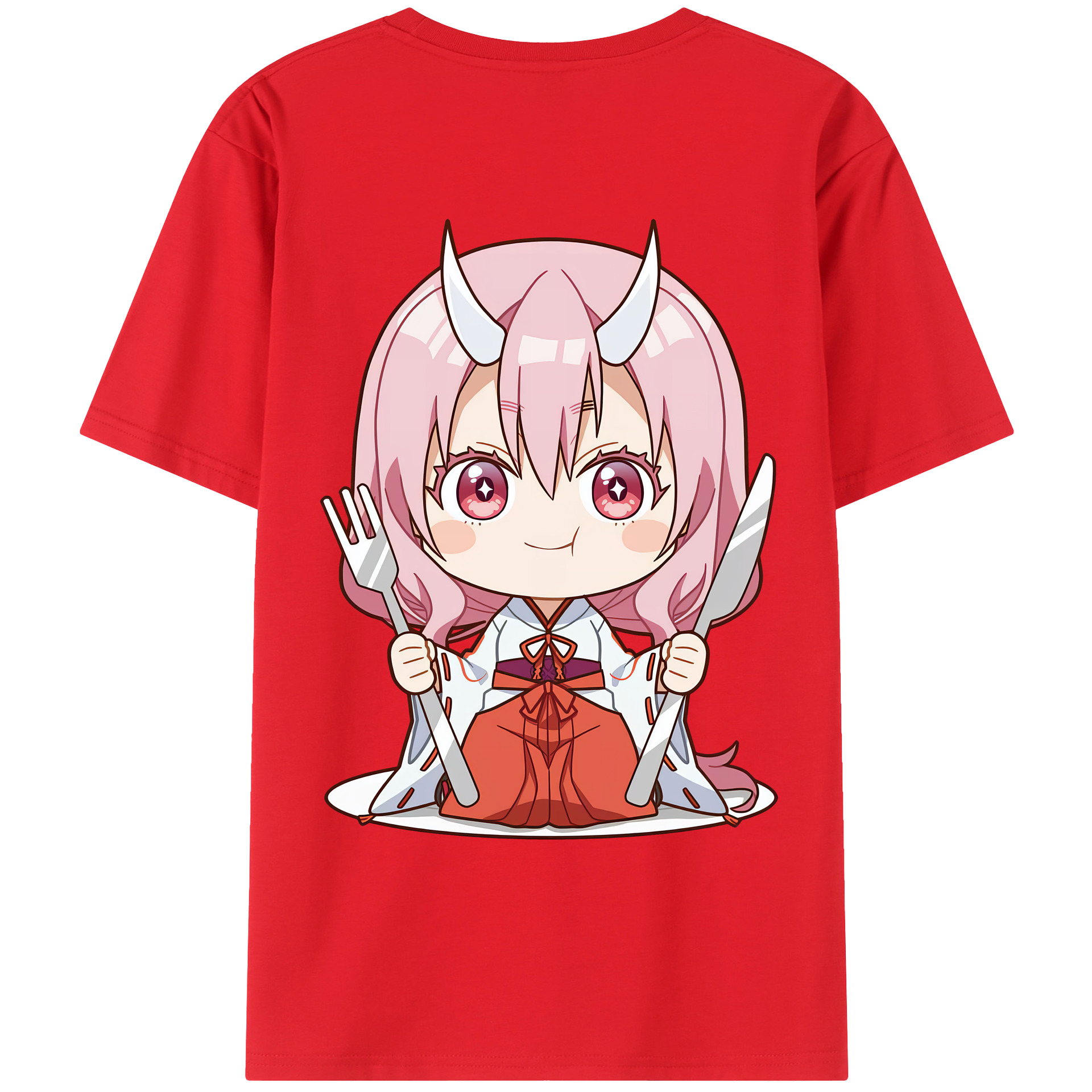 （画像用） 転スラ Regarding Reincarnated to Slime 綿100％ メンズ半袖Tシャツ（バックプリント） 通気性
