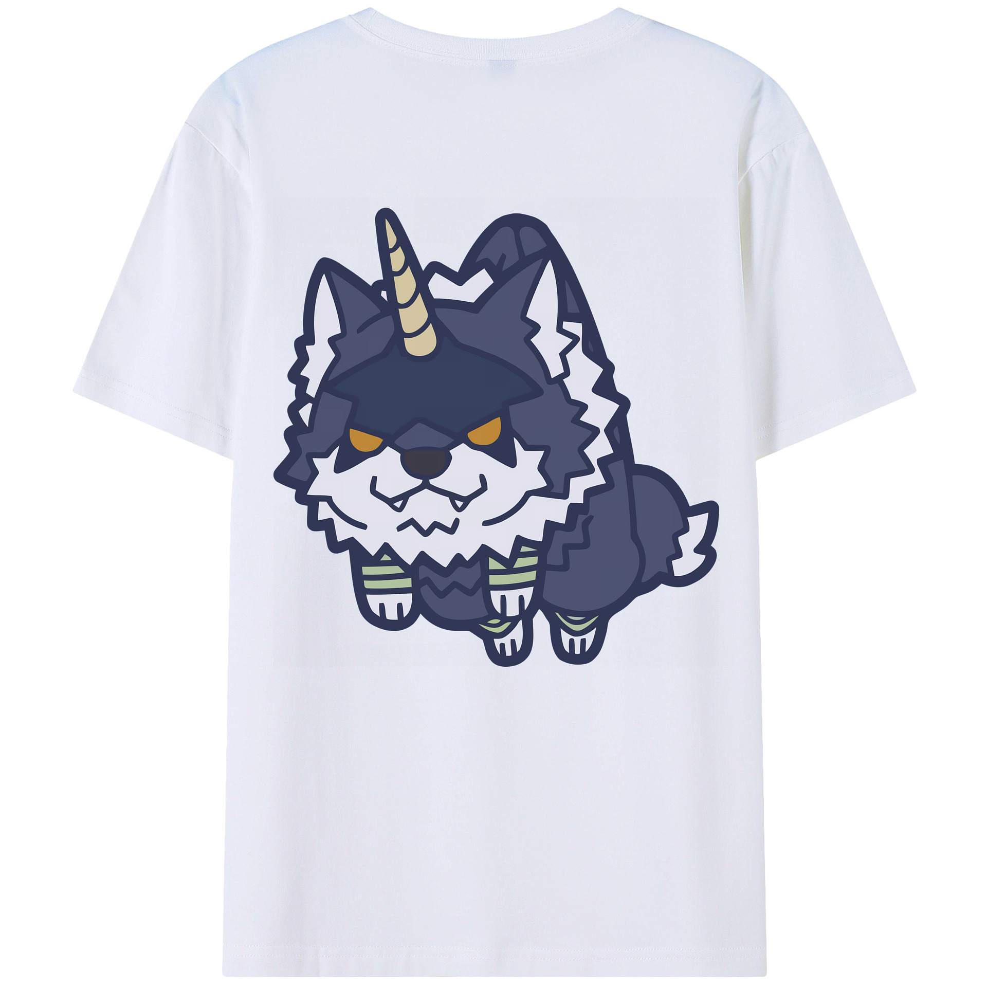 （画像用） 転スラ Regarding Reincarnated to Slime 綿100％ メンズ半袖Tシャツ（バックプリント） 通気性