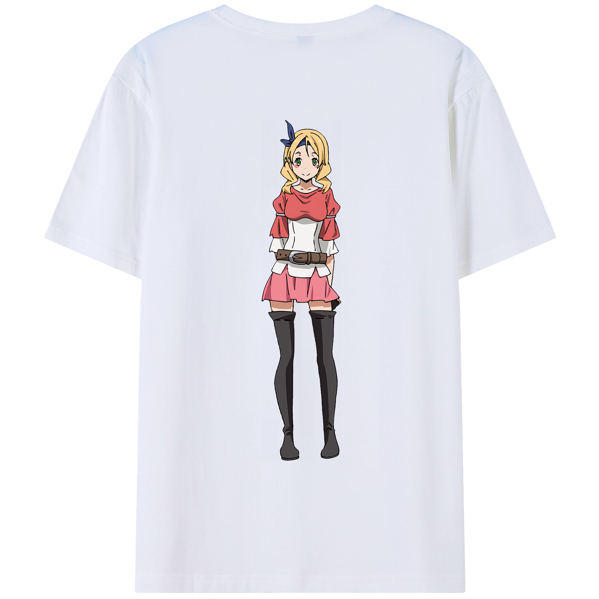 （画像用） 転スラ Regarding Reincarnated to Slime 綿100％ メンズ半袖Tシャツ（バックプリント） 通気性