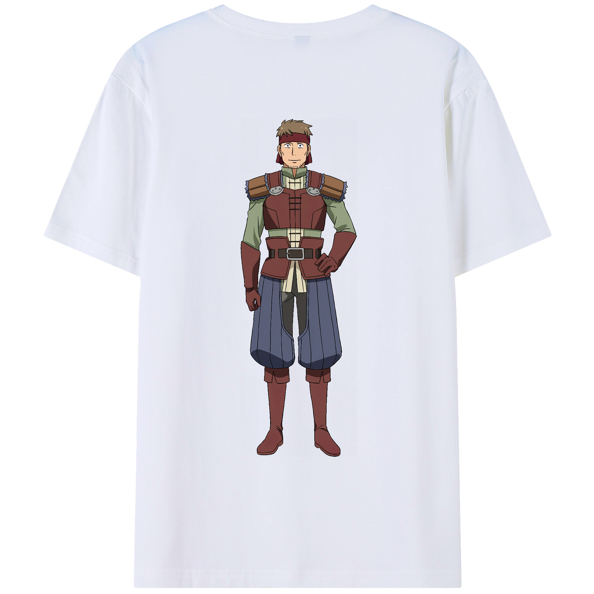 （画像用） 転スラ Regarding Reincarnated to Slime 綿100％ メンズ半袖Tシャツ（バックプリント） 通気性