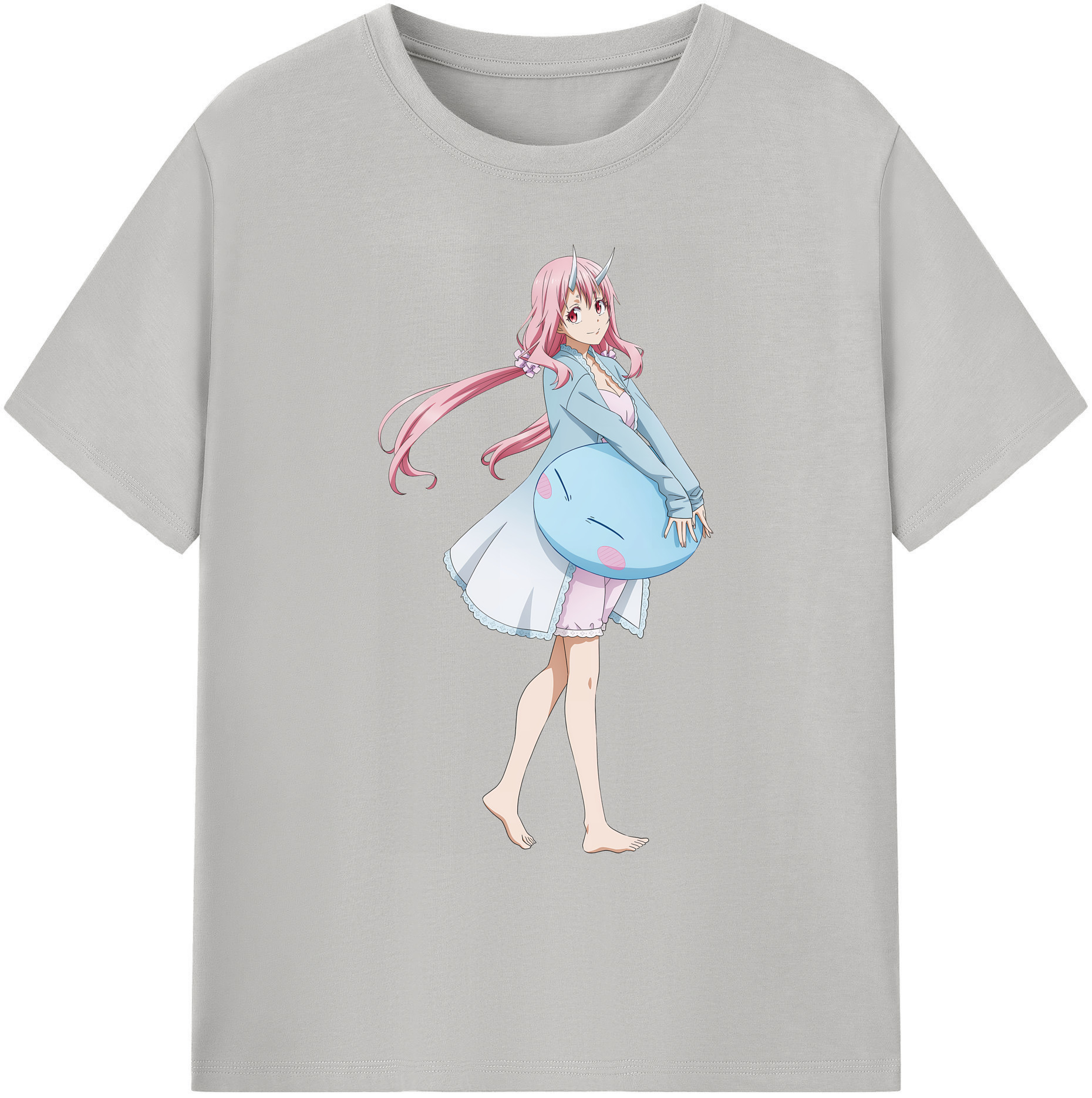 （画像用） 転スラ Regarding Reincarnated to Slime 綿100％ メンズ半袖Tシャツ｜肌触りやわらか＆通気性