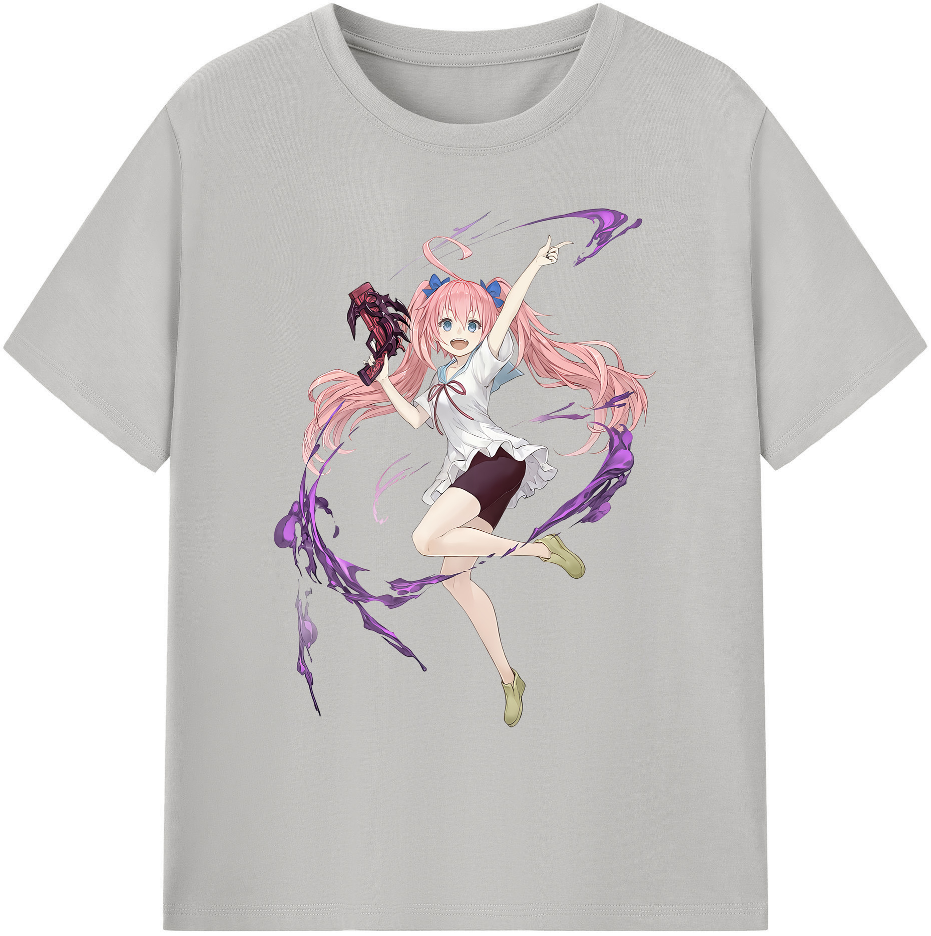 （画像用） 転スラ Regarding Reincarnated to Slime 綿100％ メンズ半袖Tシャツ｜肌触りやわらか＆通気性