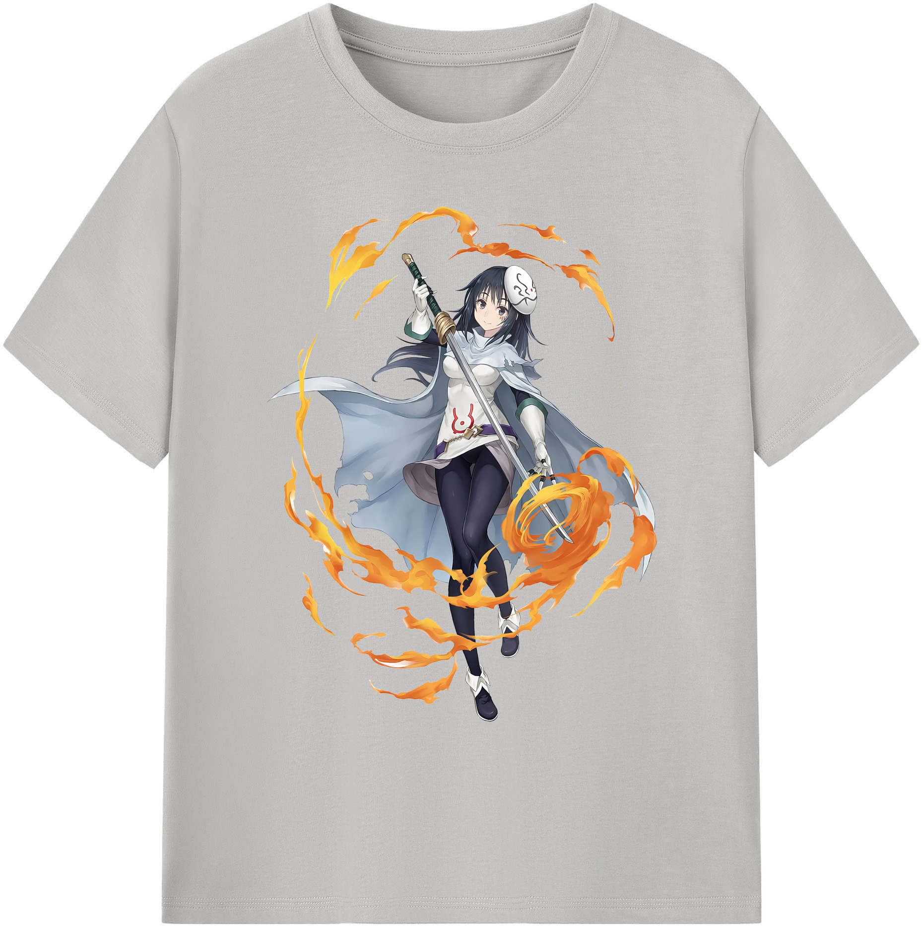 （画像用） 転スラ Regarding Reincarnated to Slime 綿100％ メンズ半袖Tシャツ｜肌触りやわらか＆通気性