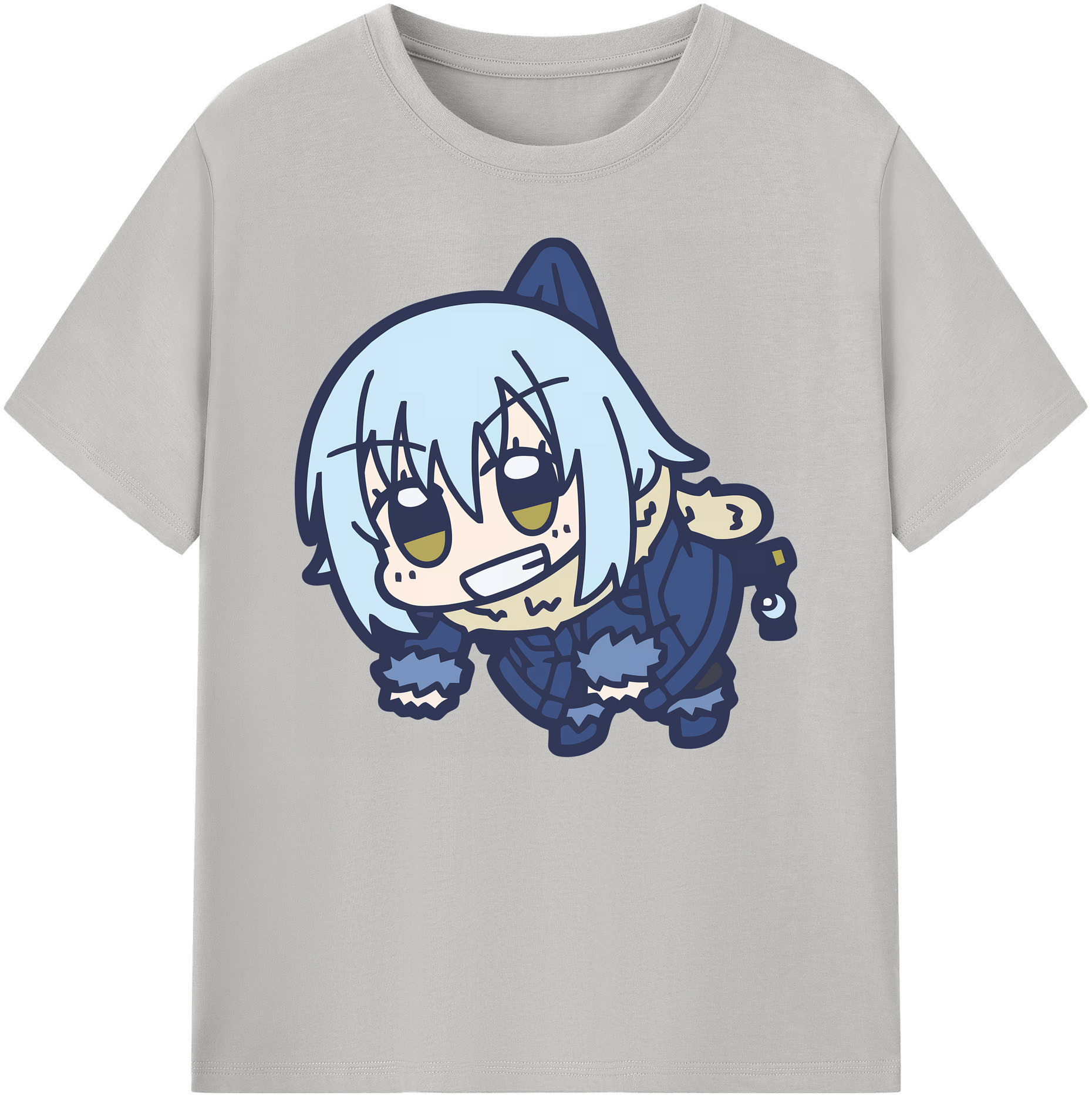 （画像用） 転スラ Regarding Reincarnated to Slime 綿100％ メンズ半袖Tシャツ｜肌触りやわらか＆通気性
