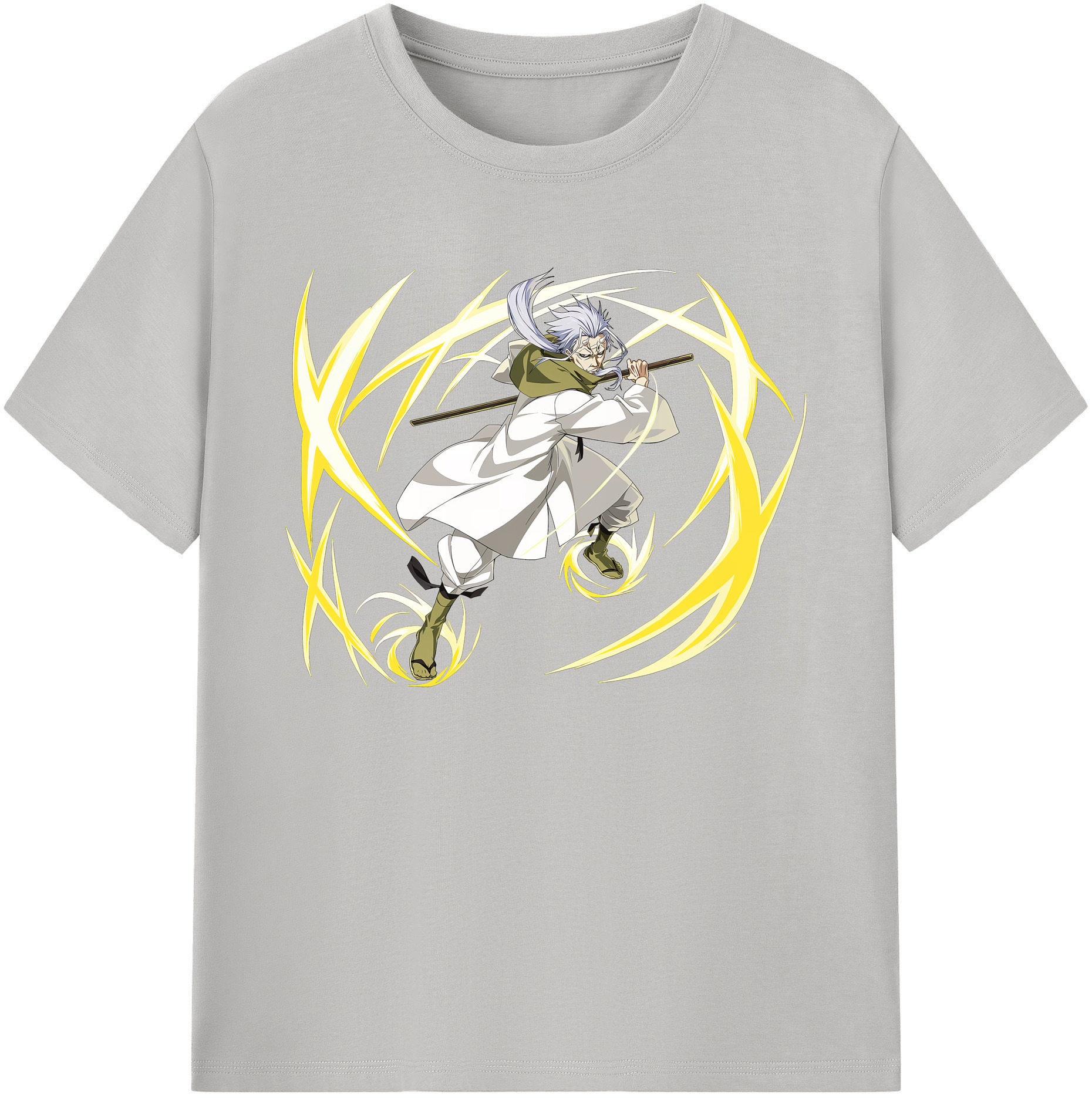 （画像用） 転スラ Regarding Reincarnated to Slime 綿100％ メンズ半袖Tシャツ｜肌触りやわらか＆通気性