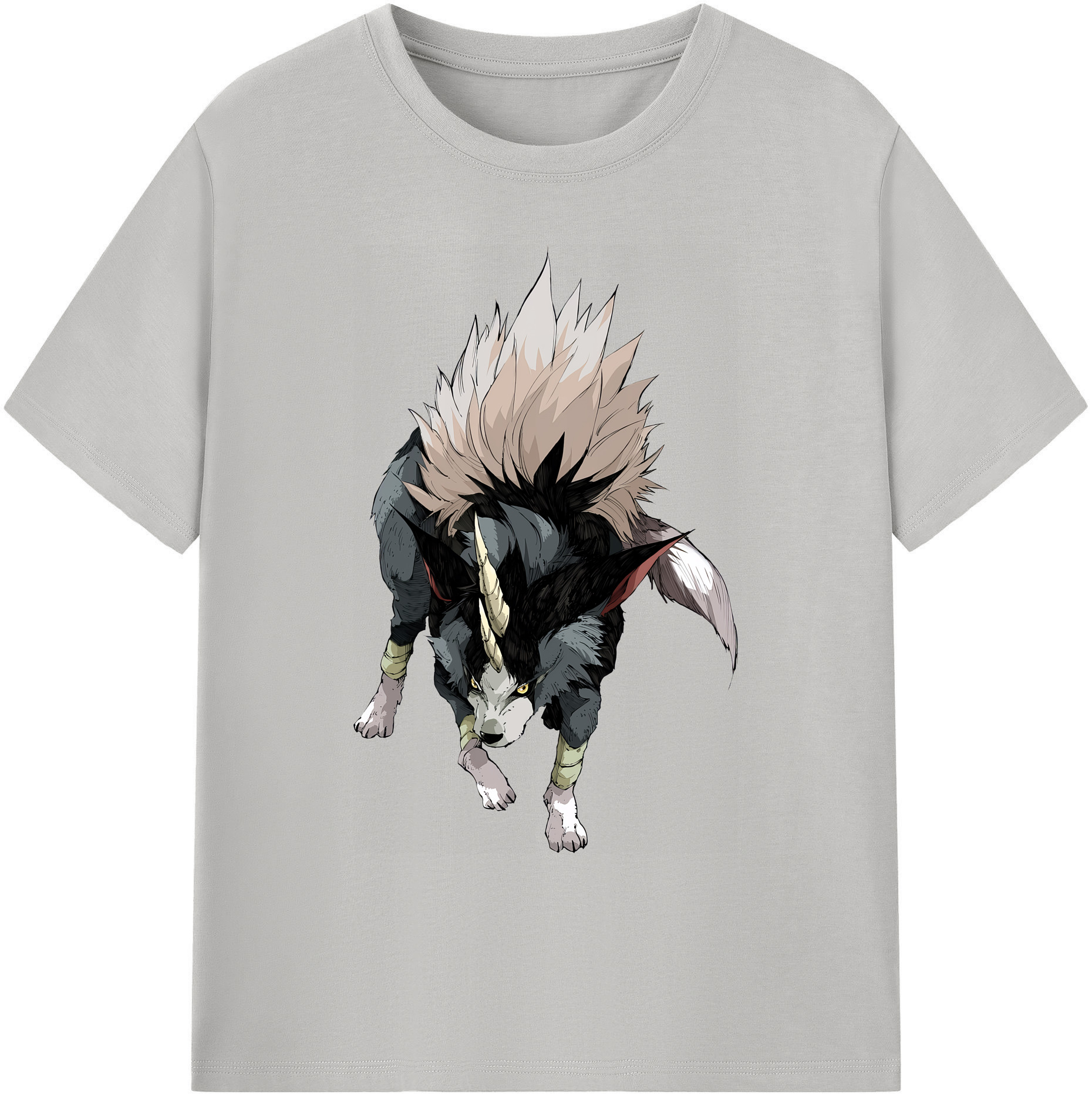 （画像用） 転スラ Regarding Reincarnated to Slime 綿100％ メンズ半袖Tシャツ｜肌触りやわらか＆通気性