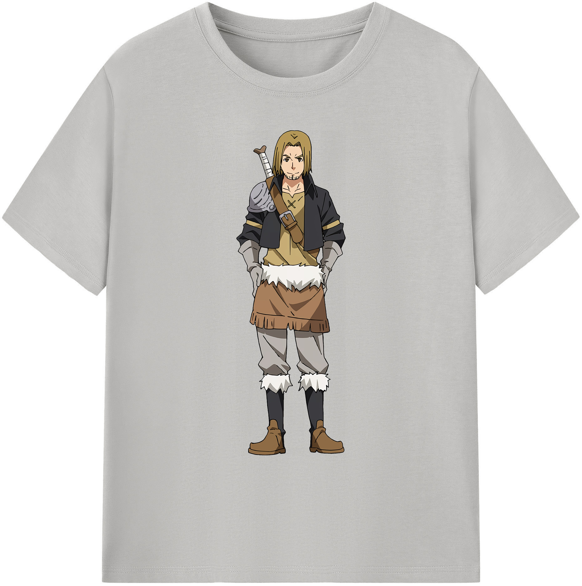 （画像用） 転スラ Regarding Reincarnated to Slime 綿100％ メンズ半袖Tシャツ｜肌触りやわらか＆通気性