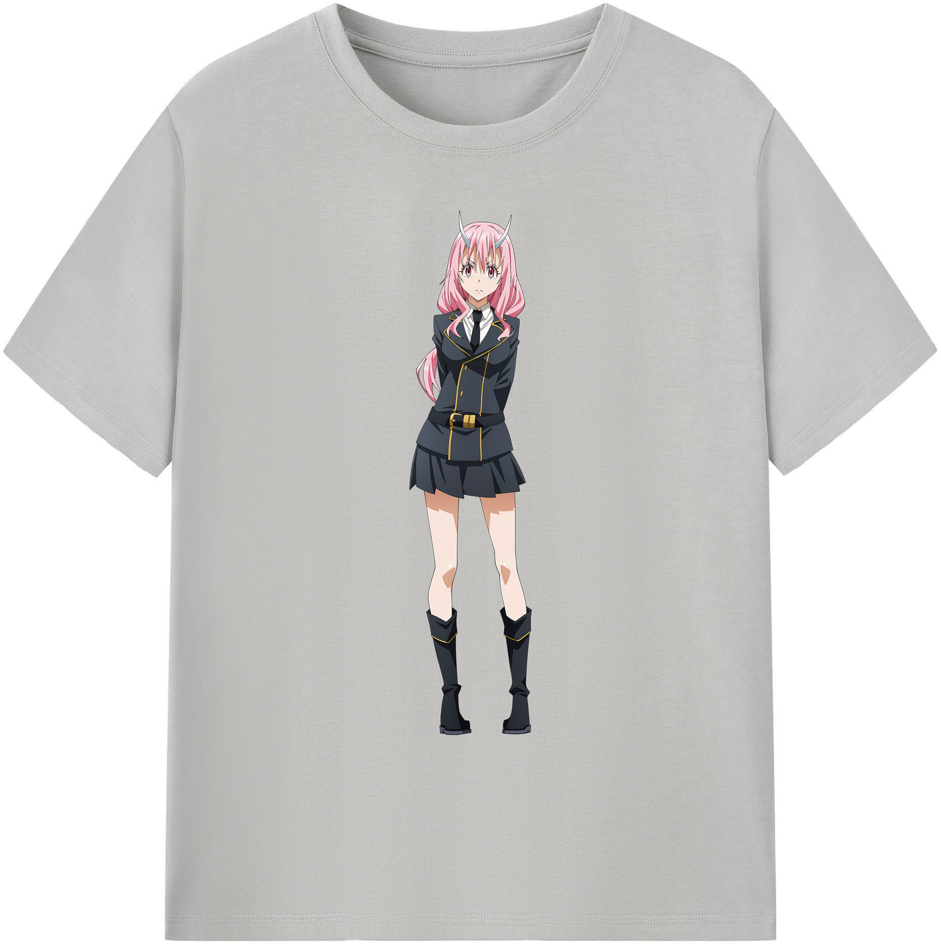 （画像用） 転スラ Regarding Reincarnated to Slime 綿100％ メンズ半袖Tシャツ｜肌触りやわらか＆通気性
