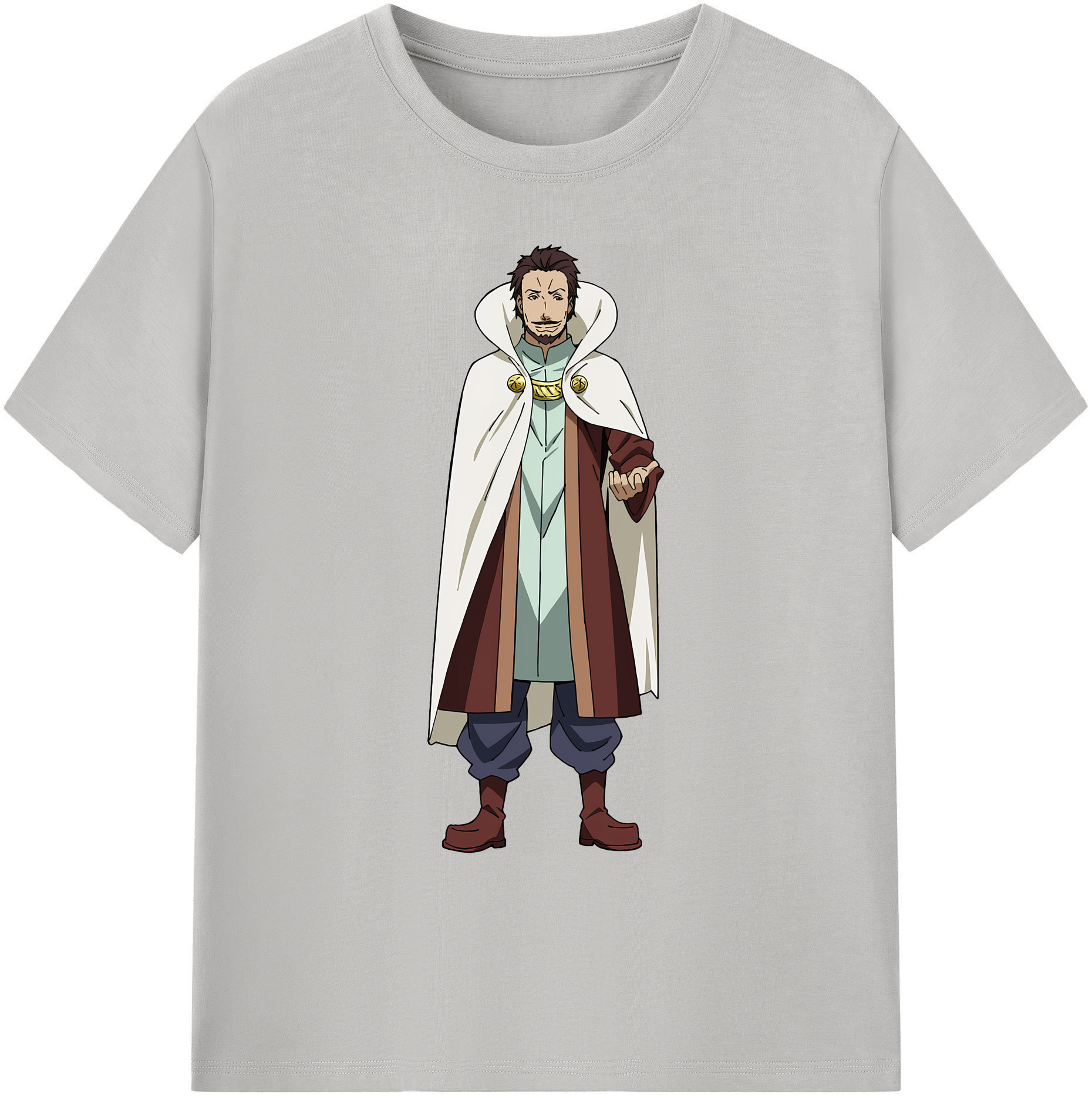 （画像用） 転スラ Regarding Reincarnated to Slime 綿100％ メンズ半袖Tシャツ｜肌触りやわらか＆通気性