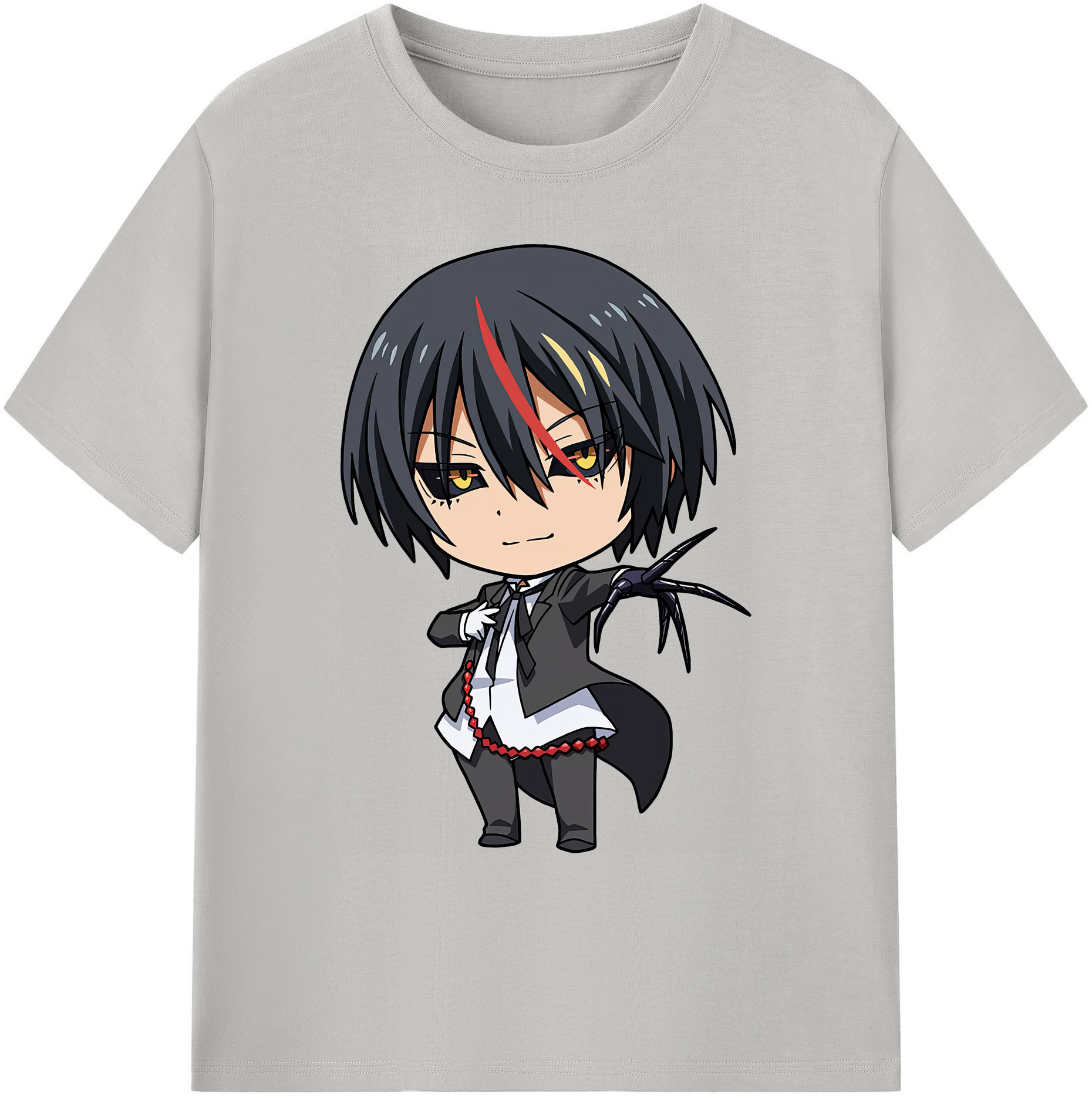 （画像用） 転スラ Regarding Reincarnated to Slime 綿100％ メンズ半袖Tシャツ｜肌触りやわらか＆通気性