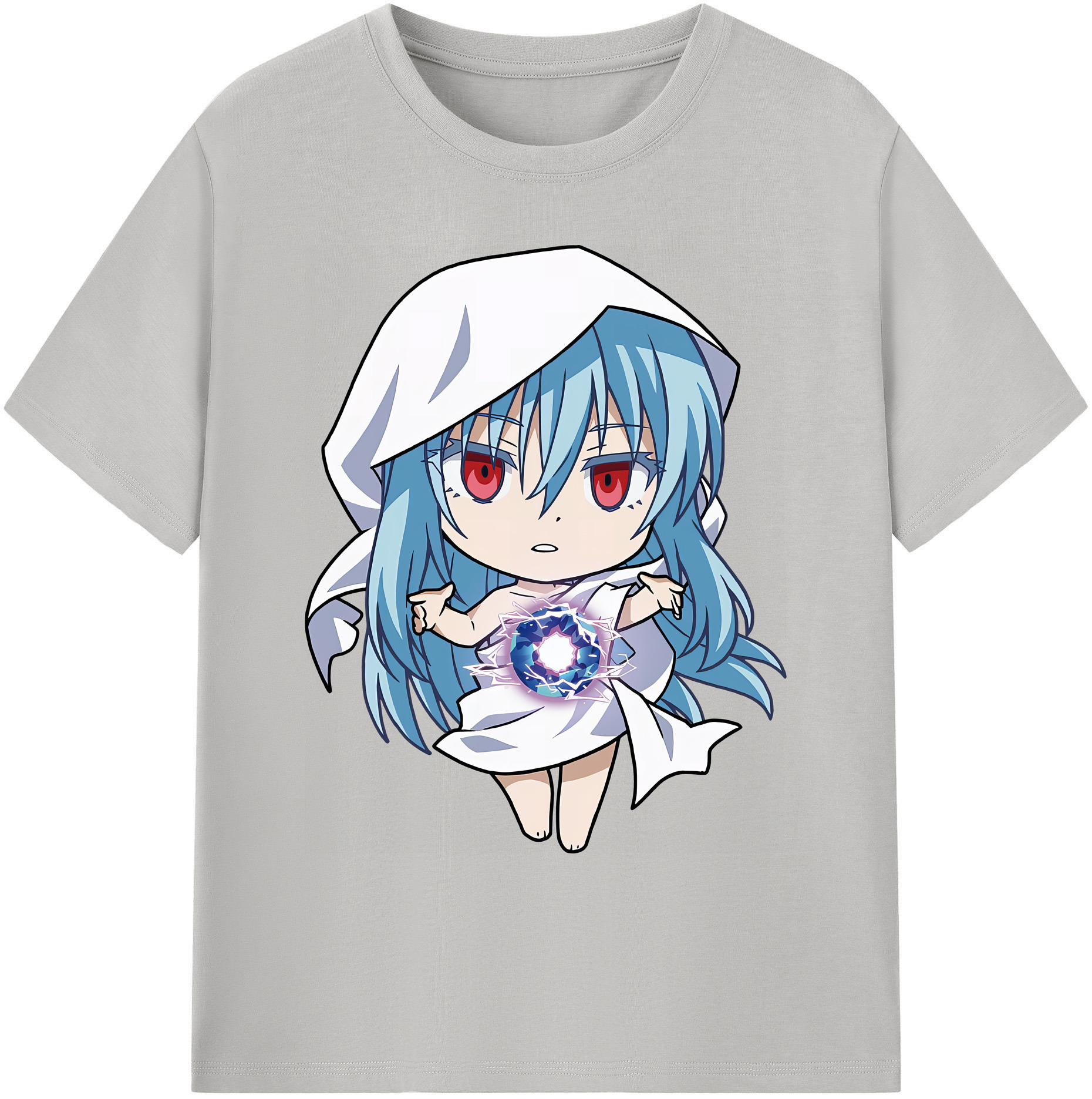 （画像用） 転スラ Regarding Reincarnated to Slime 綿100％ メンズ半袖Tシャツ｜肌触りやわらか＆通気性