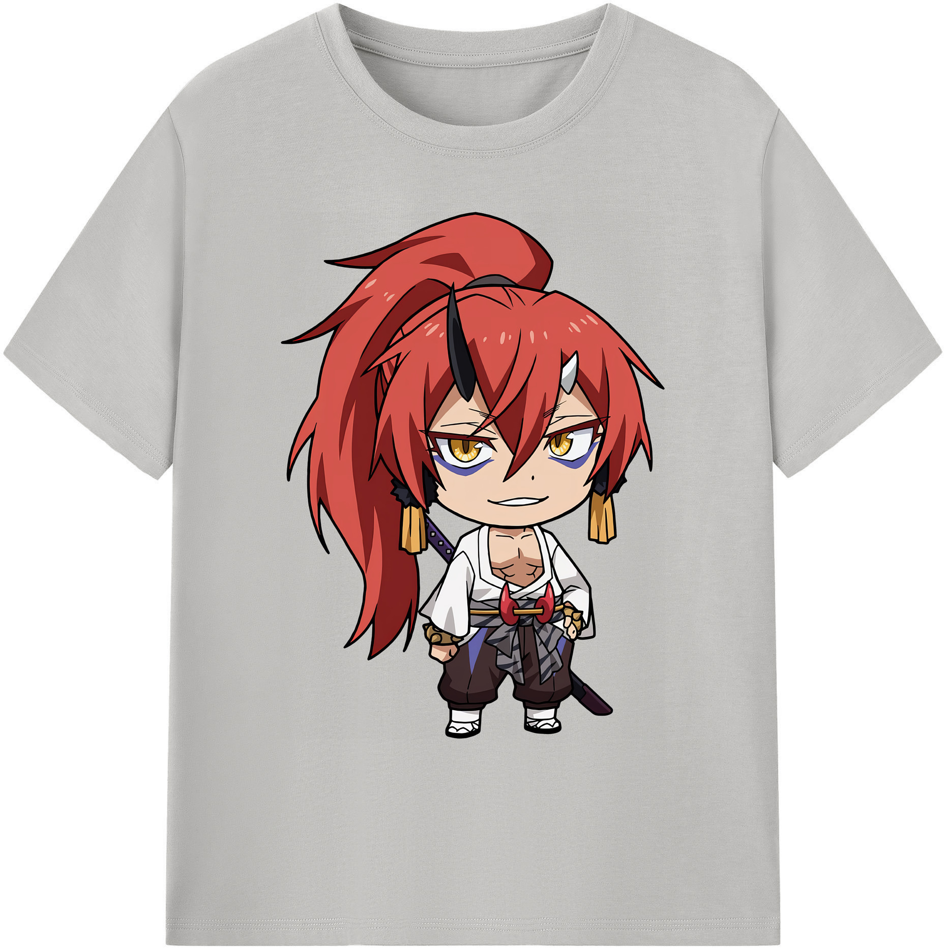 （画像用） 転スラ Regarding Reincarnated to Slime 綿100％ メンズ半袖Tシャツ｜肌触りやわらか＆通気性