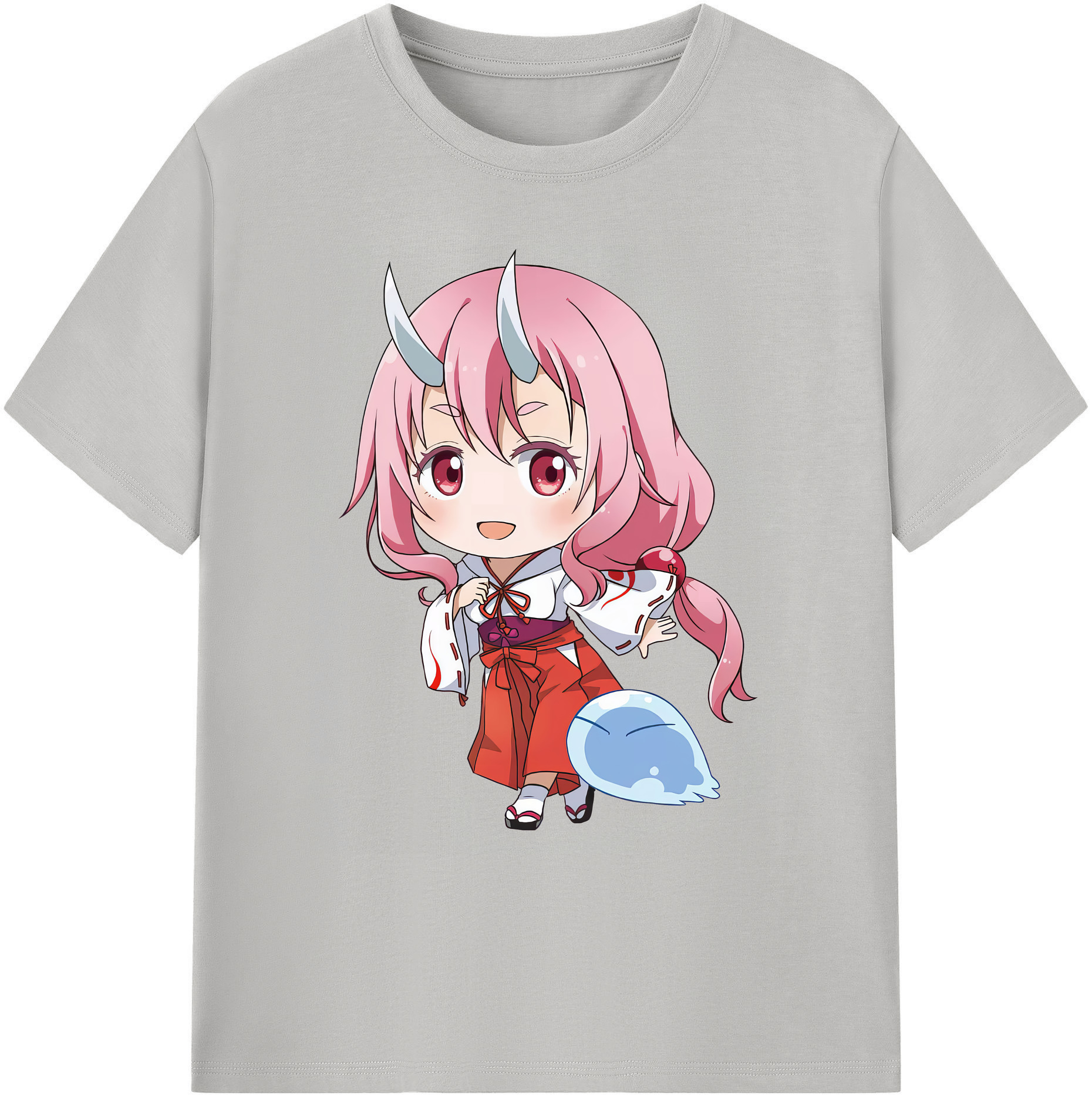 （画像用） 転スラ Regarding Reincarnated to Slime 綿100％ メンズ半袖Tシャツ｜肌触りやわらか＆通気性