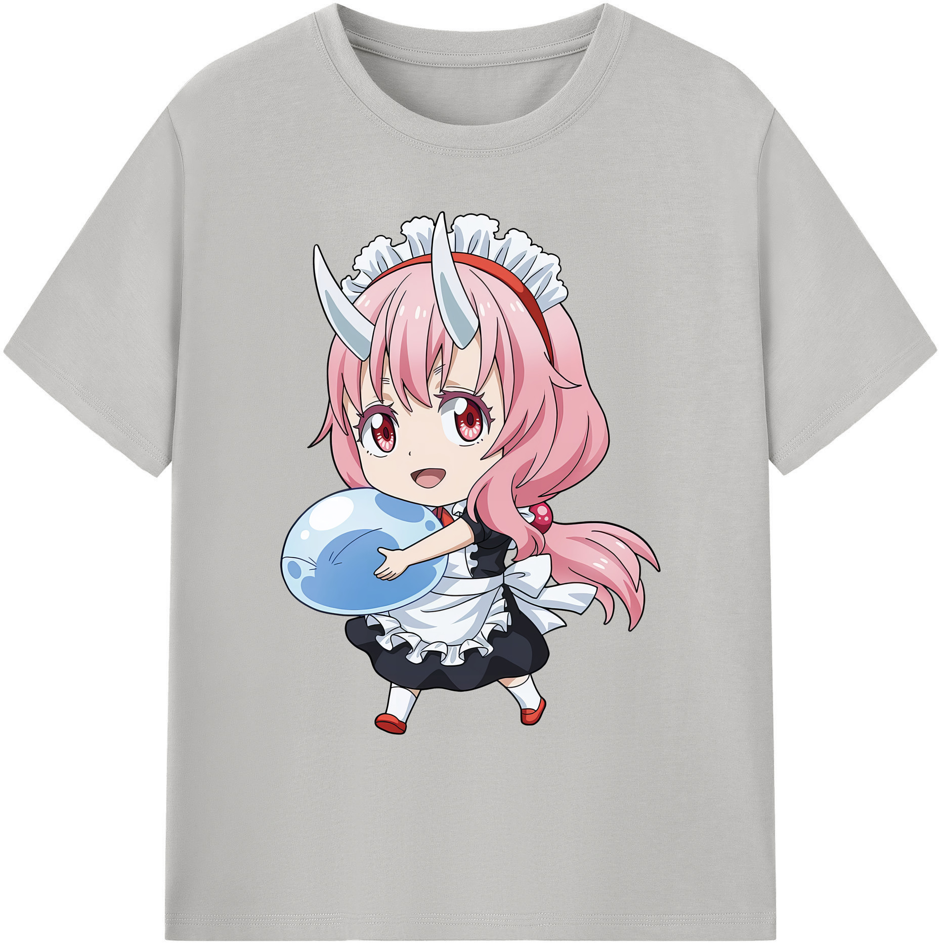 （画像用） 転スラ Regarding Reincarnated to Slime 綿100％ メンズ半袖Tシャツ｜肌触りやわらか＆通気性