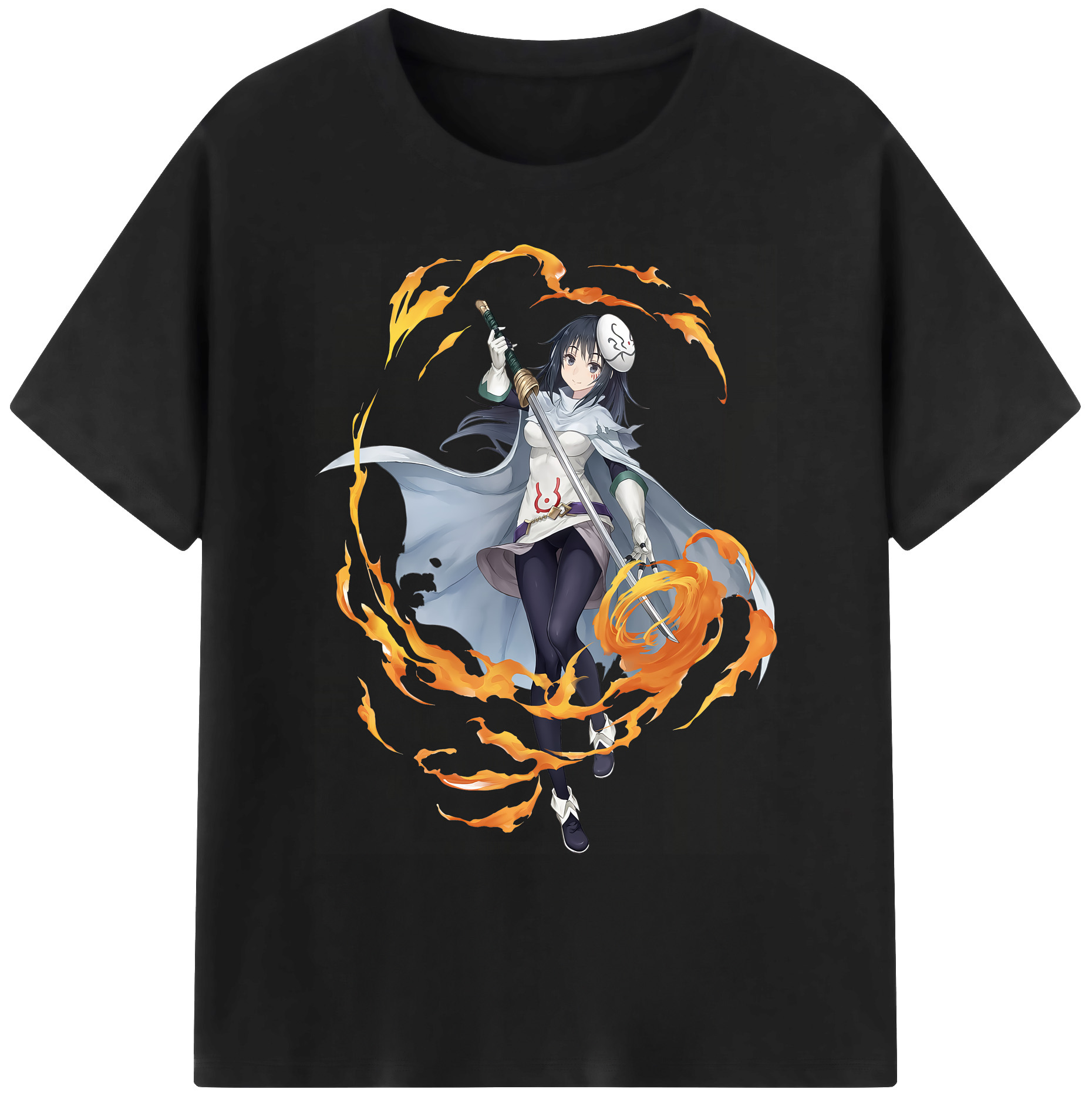 （画像用） 転スラ Regarding Reincarnated to Slime 綿100％ メンズ半袖Tシャツ｜肌触りやわらか＆通気性