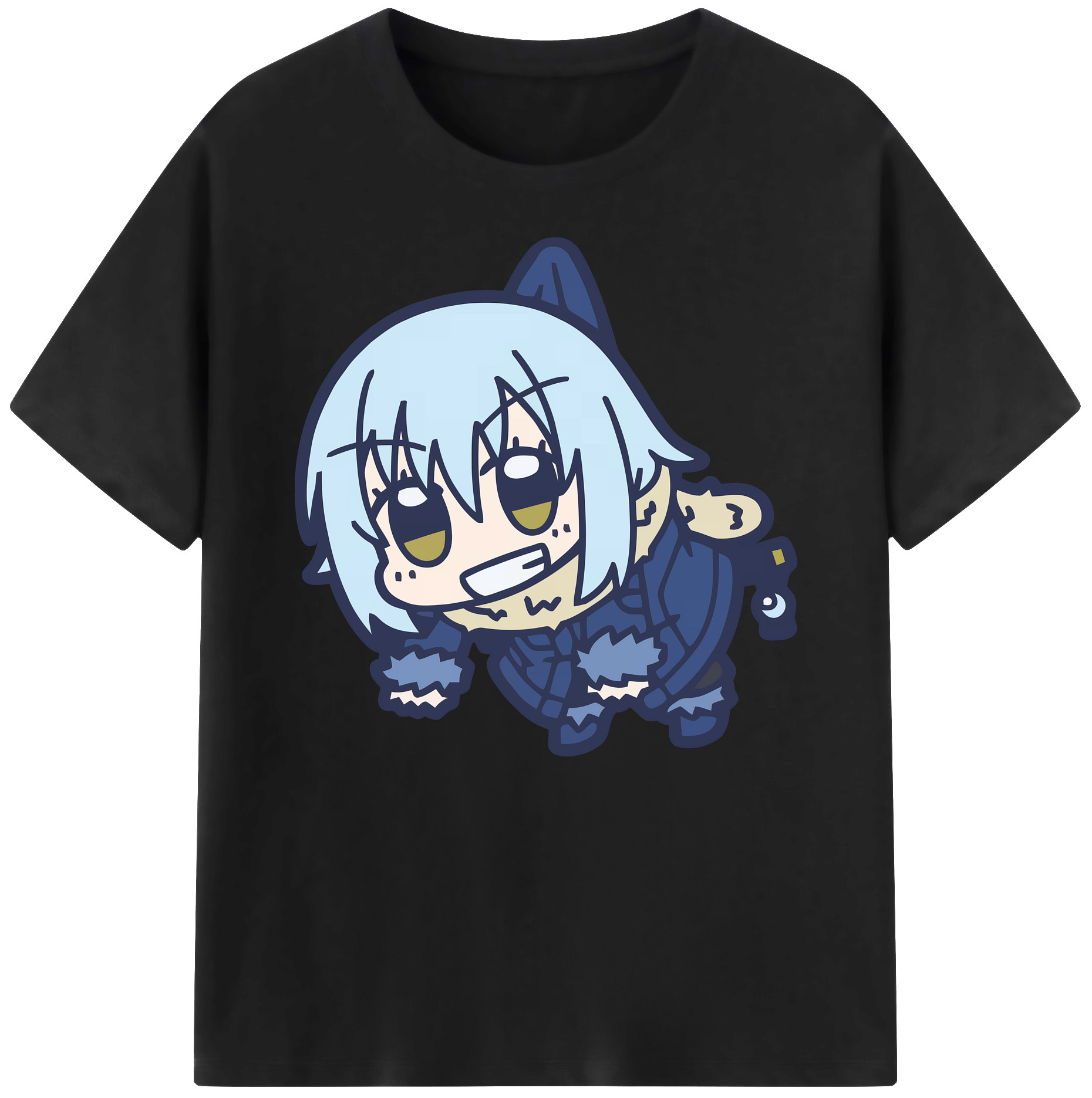 （画像用） 転スラ Regarding Reincarnated to Slime 綿100％ メンズ半袖Tシャツ｜肌触りやわらか＆通気性