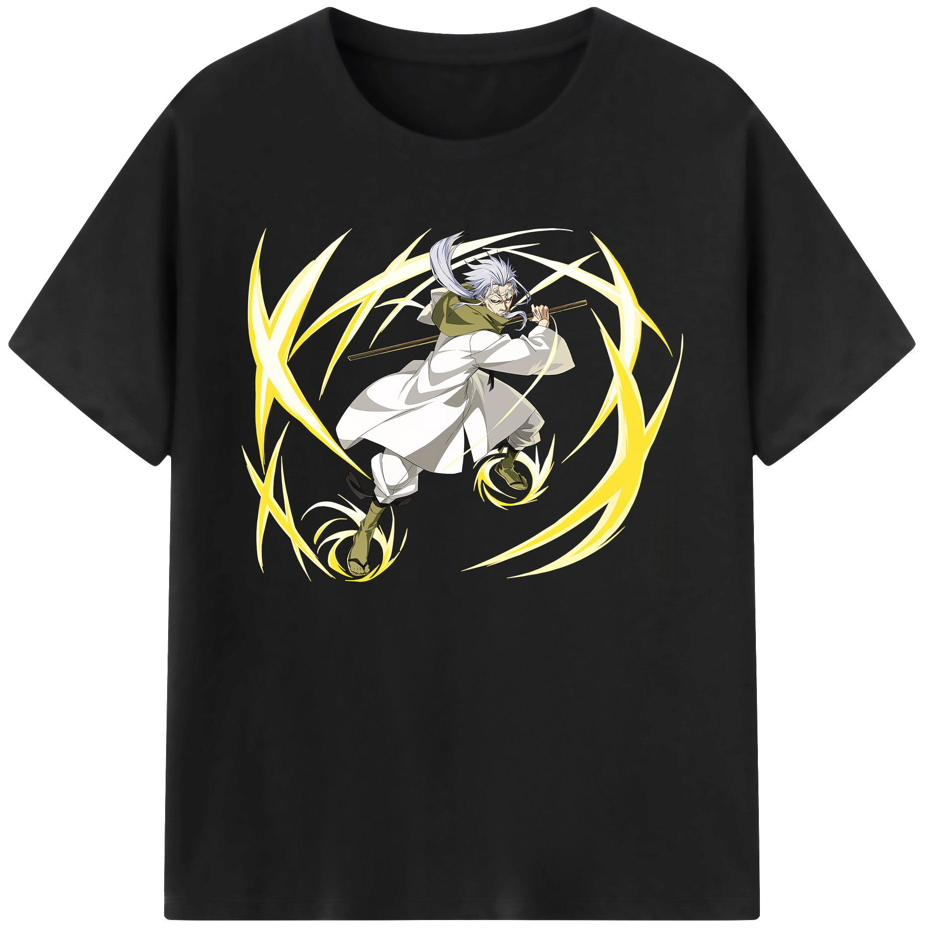 （画像用） 転スラ Regarding Reincarnated to Slime 綿100％ メンズ半袖Tシャツ｜肌触りやわらか＆通気性